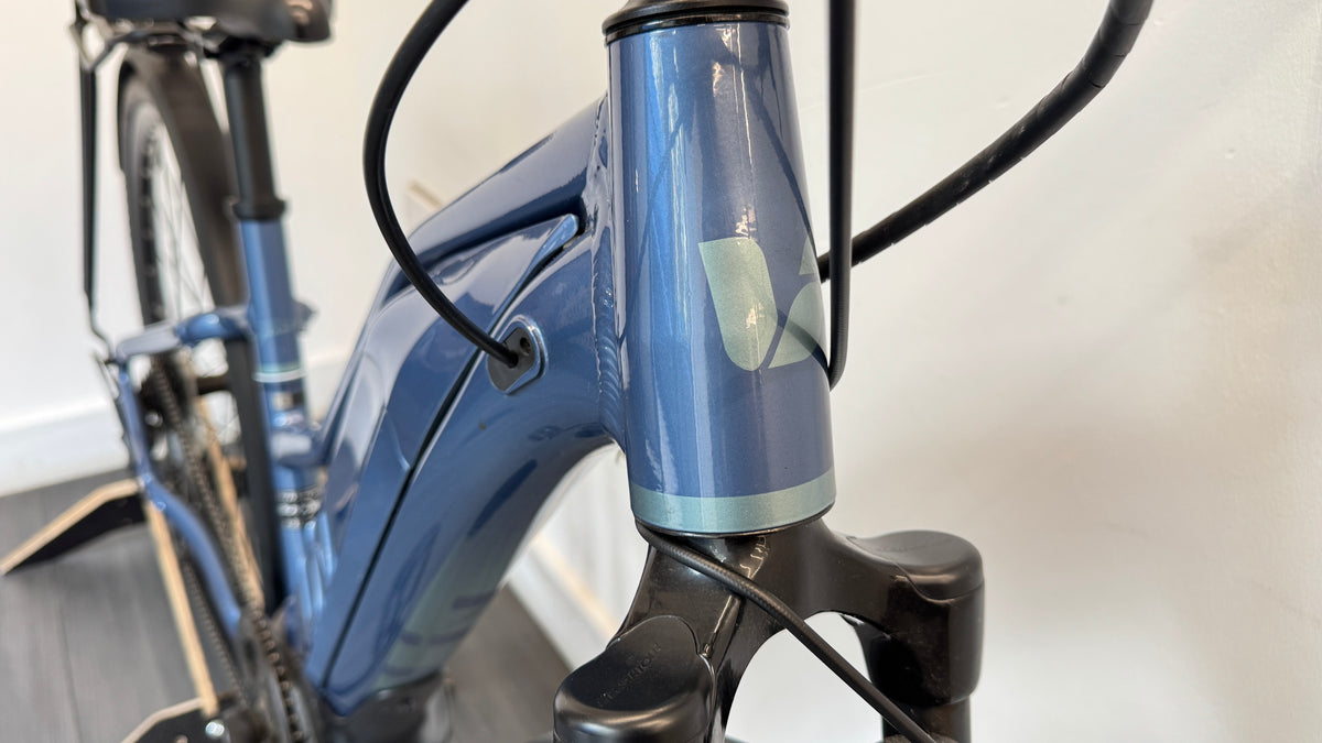 Giant Liv Rove E+ SMALL Blue Ashes Hybrid Ebike Electric Bike Acid Mudguards Rear Carrier