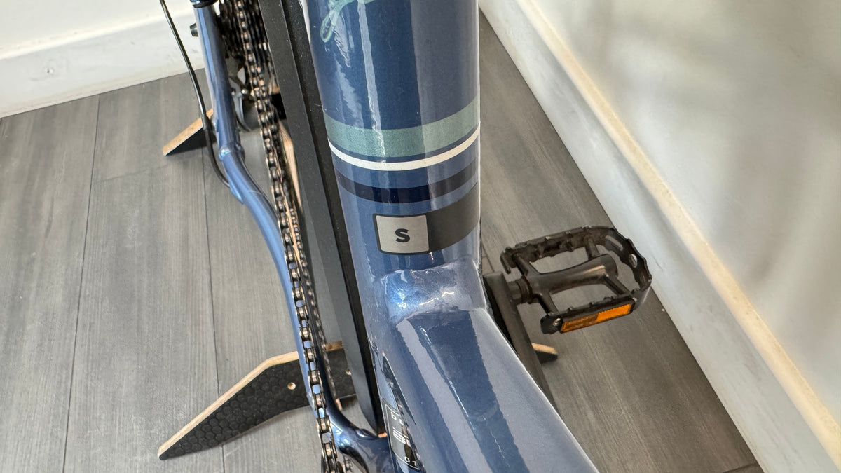 Giant Liv Rove E+ SMALL Blue Ashes Hybrid Ebike Electric Bike Acid Mudguards Rear Carrier