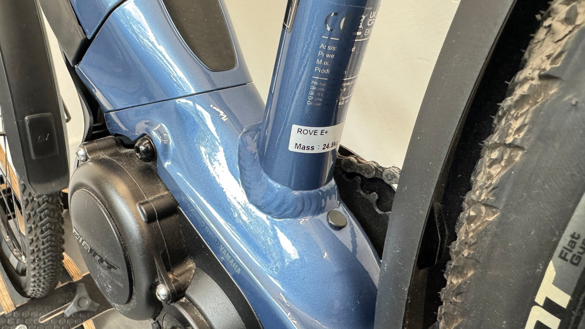 Giant Liv Rove E+ SMALL Blue Ashes Hybrid Ebike Electric Bike Acid Mudguards Rear Carrier