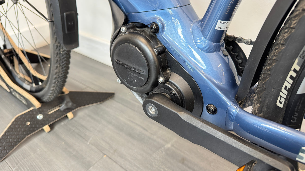 Giant Liv Rove E+ SMALL Blue Ashes Hybrid Ebike Electric Bike Acid Mudguards Rear Carrier