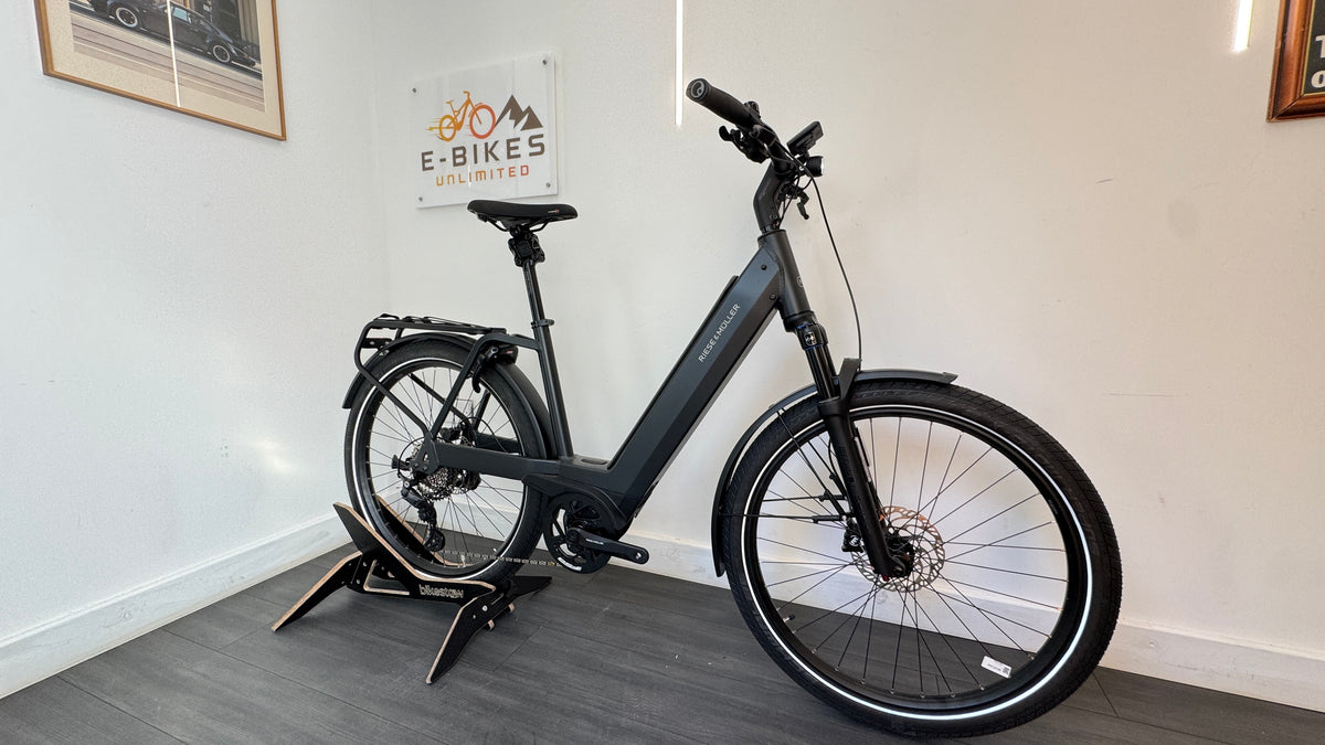 Riese and Muller Nevo4 GT City Bike MEDIUM Electric Bike 51cm 750Wh Bosch Utility Grey Matt Brand New Ebike rrp £5299