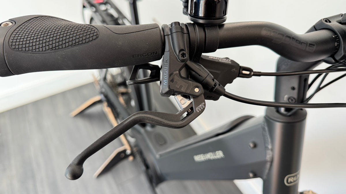 Riese and Muller Nevo4 GT City Bike MEDIUM Electric Bike 51cm 750Wh Bosch Utility Grey Matt Brand New Ebike rrp £5299