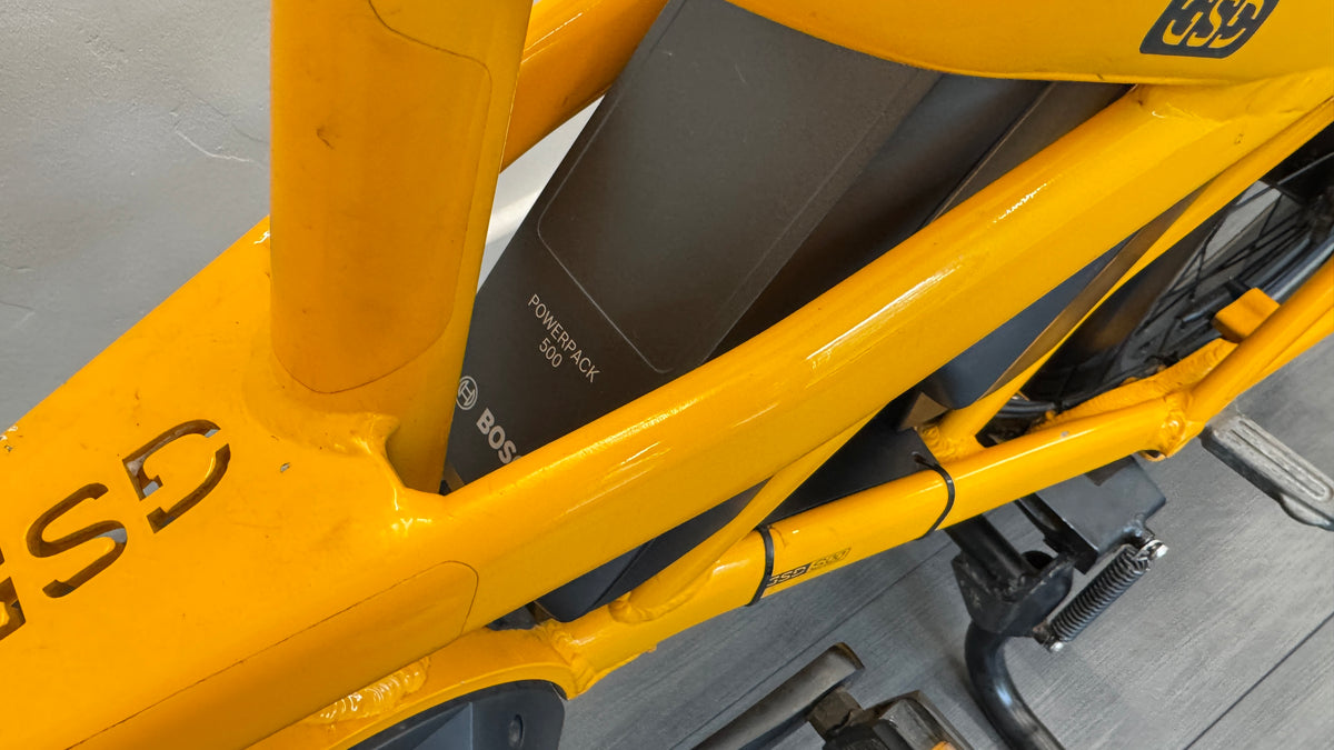 Tern GSD S00 Electric Cargo Bike 2 x 500Wh Batteries Enviolo drive – Yellow ONLY 1775 miles