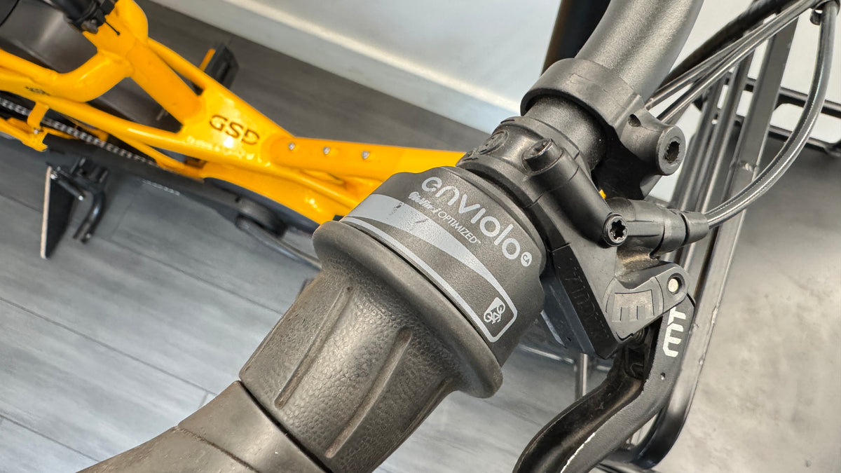 Tern GSD S00 Electric Cargo Bike 2 x 500Wh Batteries Enviolo drive – Yellow ONLY 1775 miles