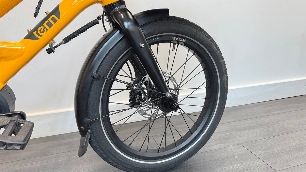 Tern GSD S00 Electric Cargo Bike 2 x 500Wh Batteries Enviolo drive – Yellow ONLY 1775 miles