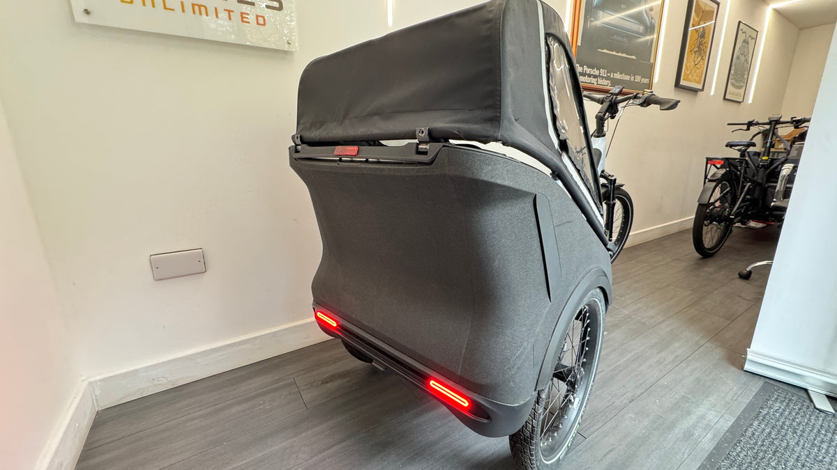 Cube Trike Family Hybrid 750Wh Enviolo Electric Cargo Bike In White Reflex RRP £4499