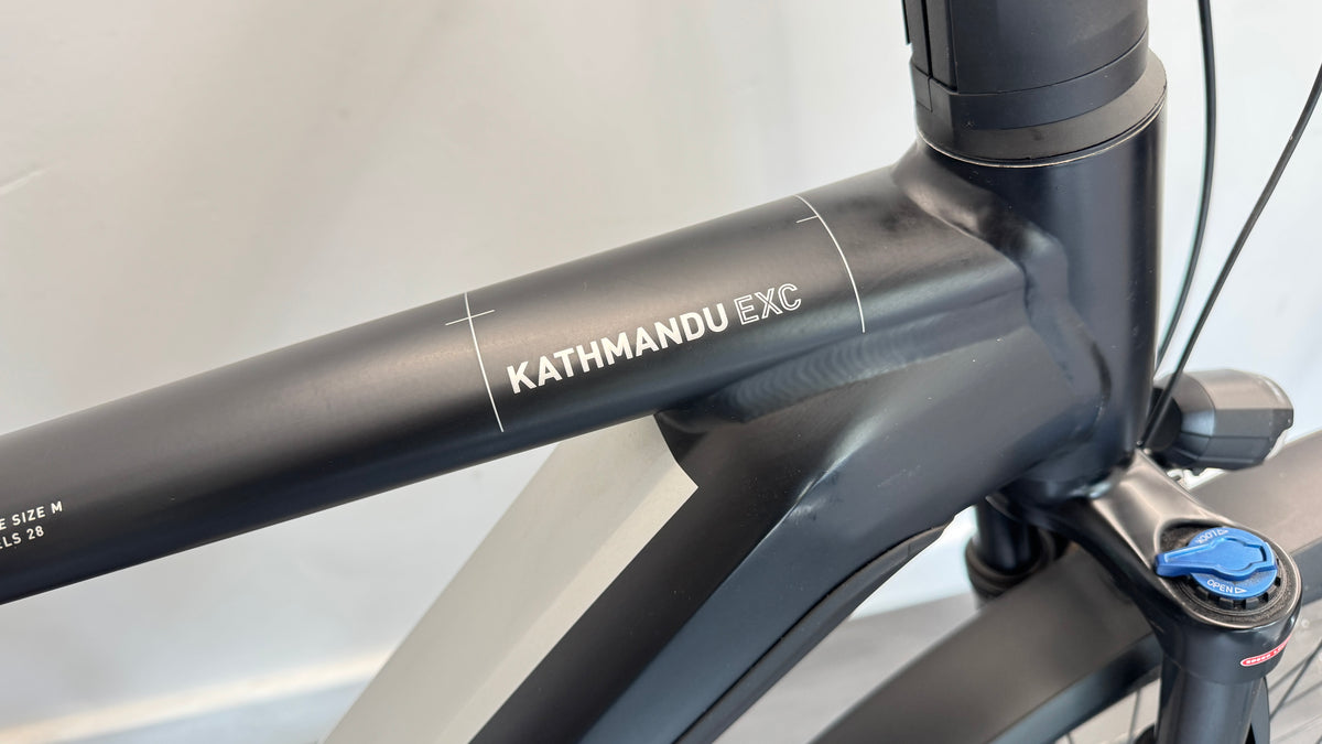 Cube Kathmandu Hybrid EXC 750 Electric Bike Black/Silver MEDIUM Bosch Gen 4 Shimano Deore