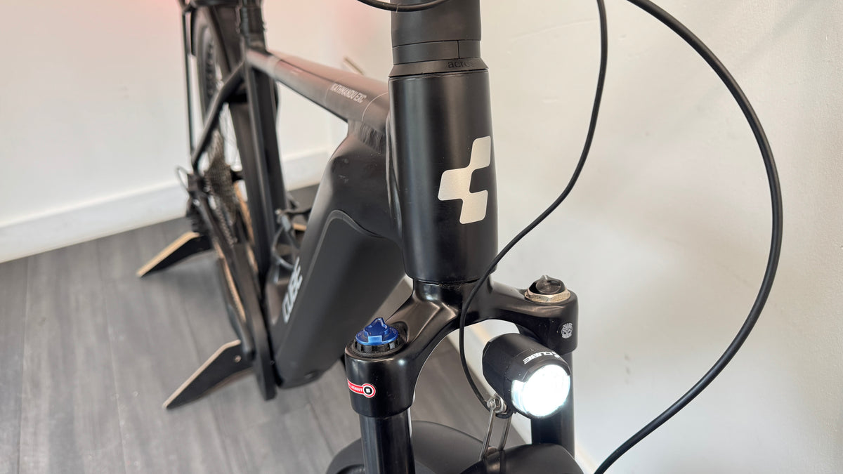 Cube Kathmandu Hybrid EXC 750 Electric Bike Black/Silver MEDIUM Bosch Gen 4 Shimano Deore