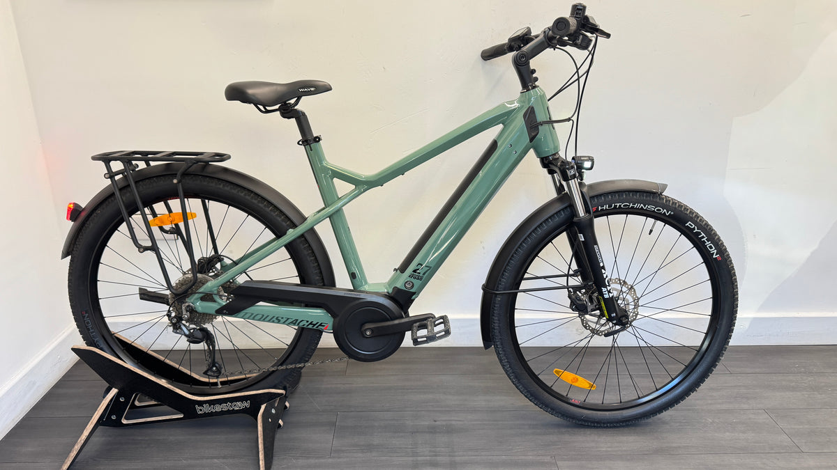 Moustache Samedi 27 Xroad LARGE Bosch Active Line Plus 400Wh Excellent Condition - Green