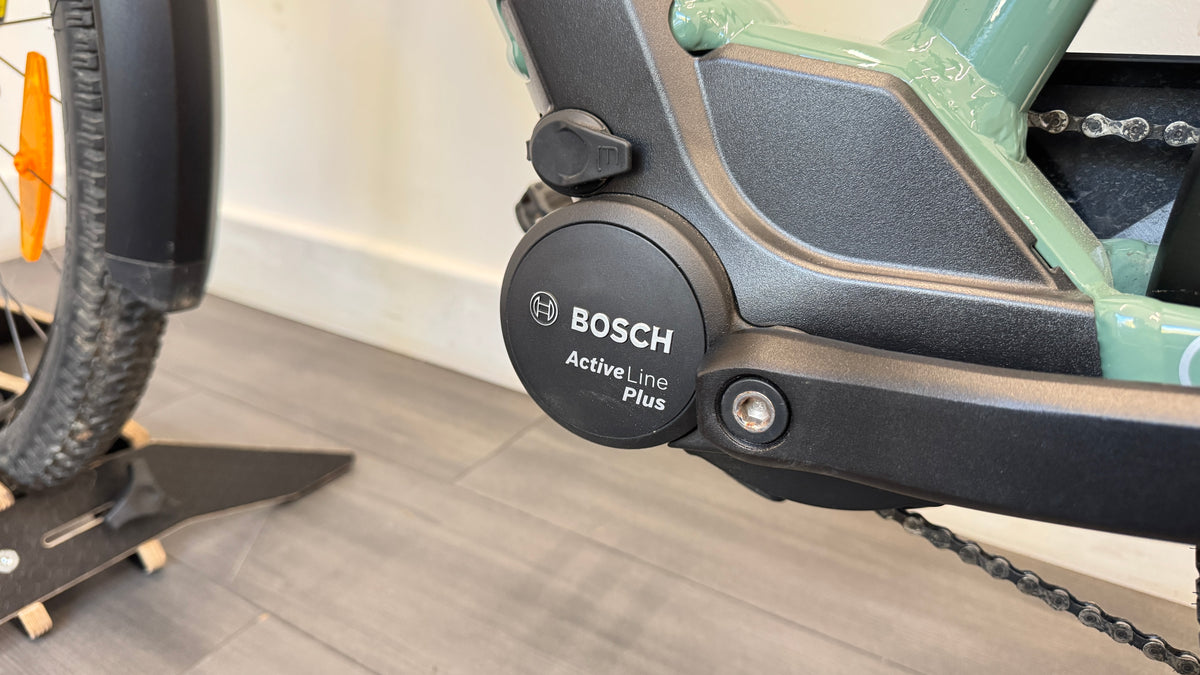 Moustache Samedi 27 Xroad LARGE Bosch Active Line Plus 400Wh Excellent Condition - Green