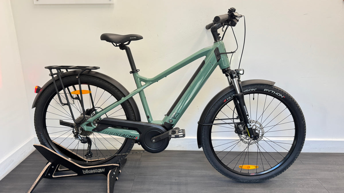 Moustache Samedi 27 Xroad MEDIUM Bosch Active Line Plus 400Wh Excellent Condition - Green