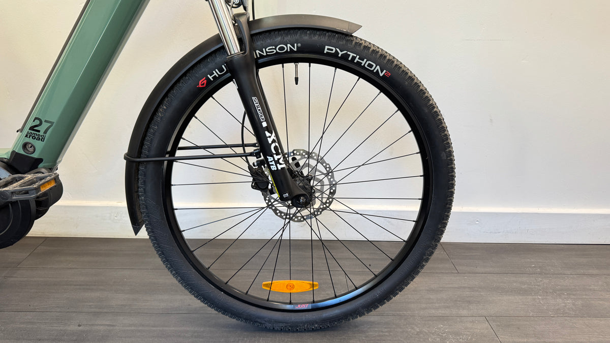 Moustache Samedi 27 Xroad MEDIUM Bosch Active Line Plus 400Wh Excellent Condition - Green