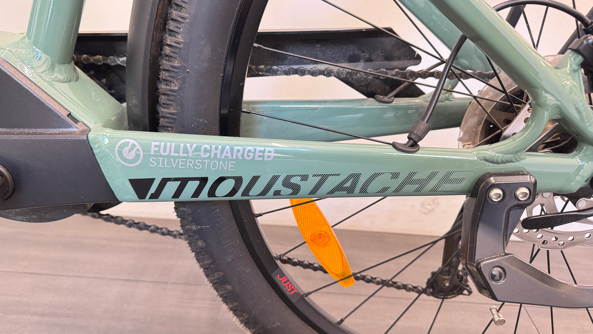 Moustache Samedi 27 Xroad MEDIUM Bosch Active Line Plus 400Wh Excellent Condition - Green