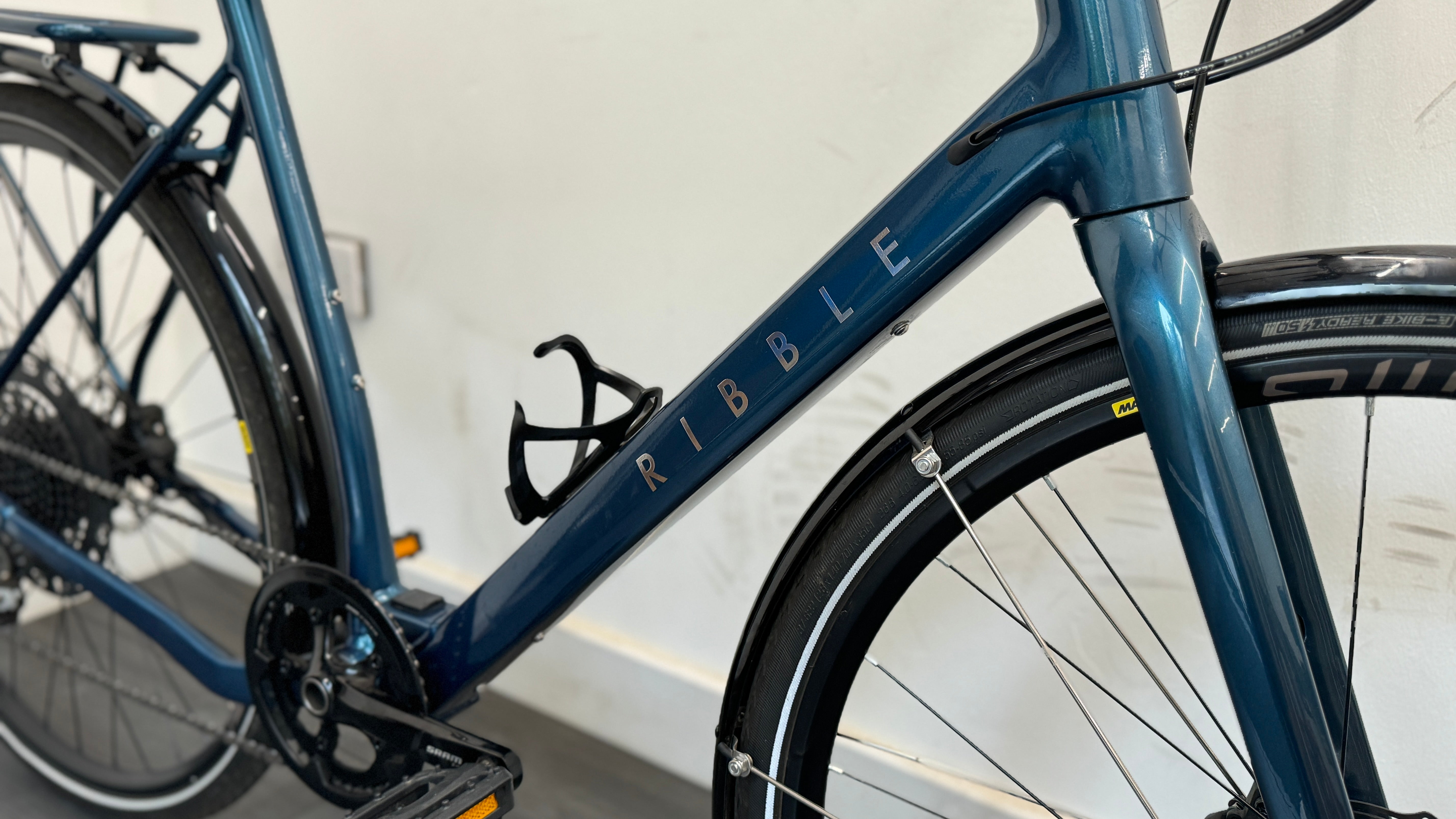 Ribble Hybrid AL e - EXTRA LARGE Petrol Blue SRAM NX Mahle system NEW BATTERY FITTED WARRANTY