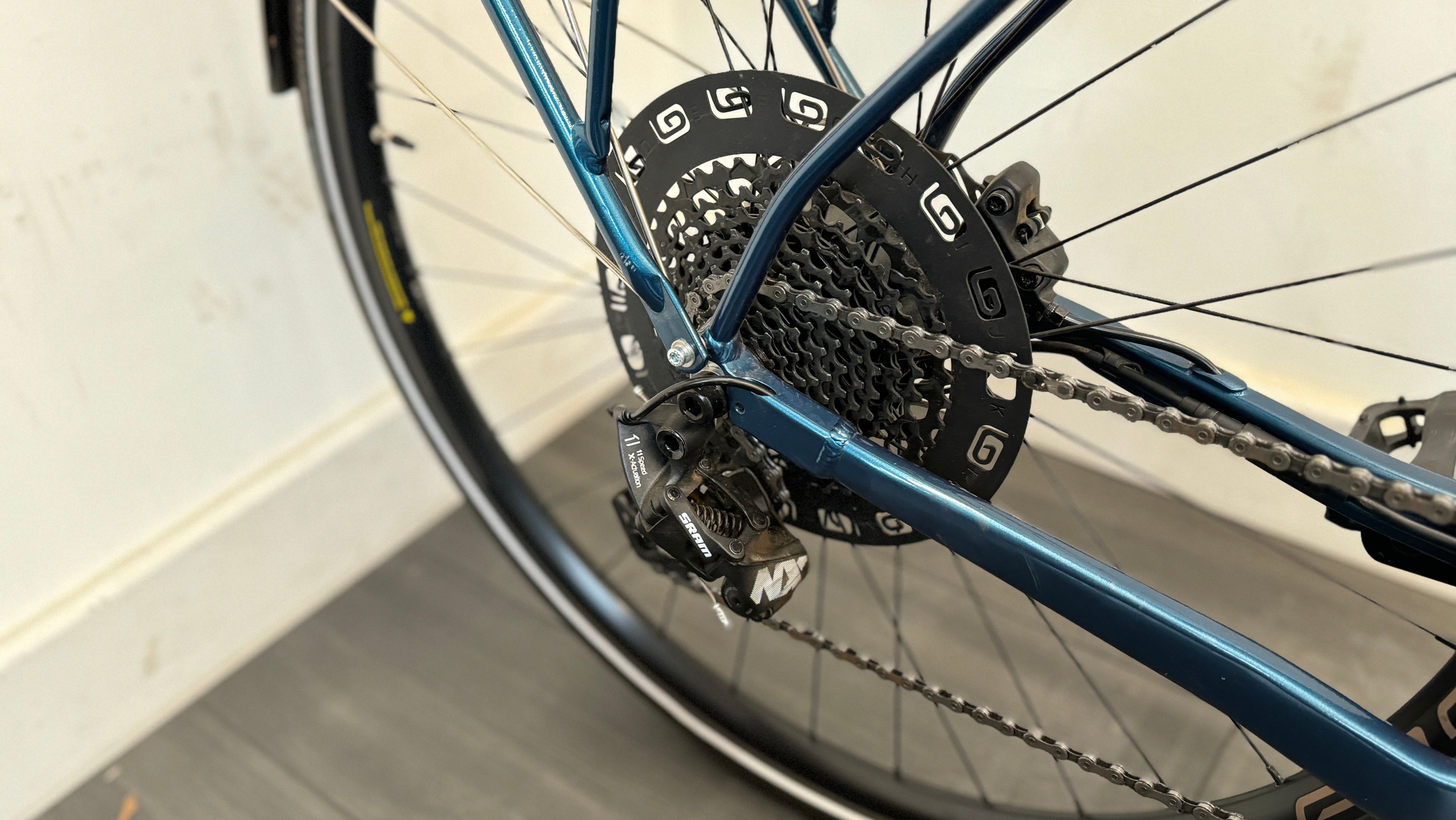 Ribble Hybrid AL e - EXTRA LARGE Petrol Blue SRAM NX Mahle system NEW BATTERY FITTED WARRANTY