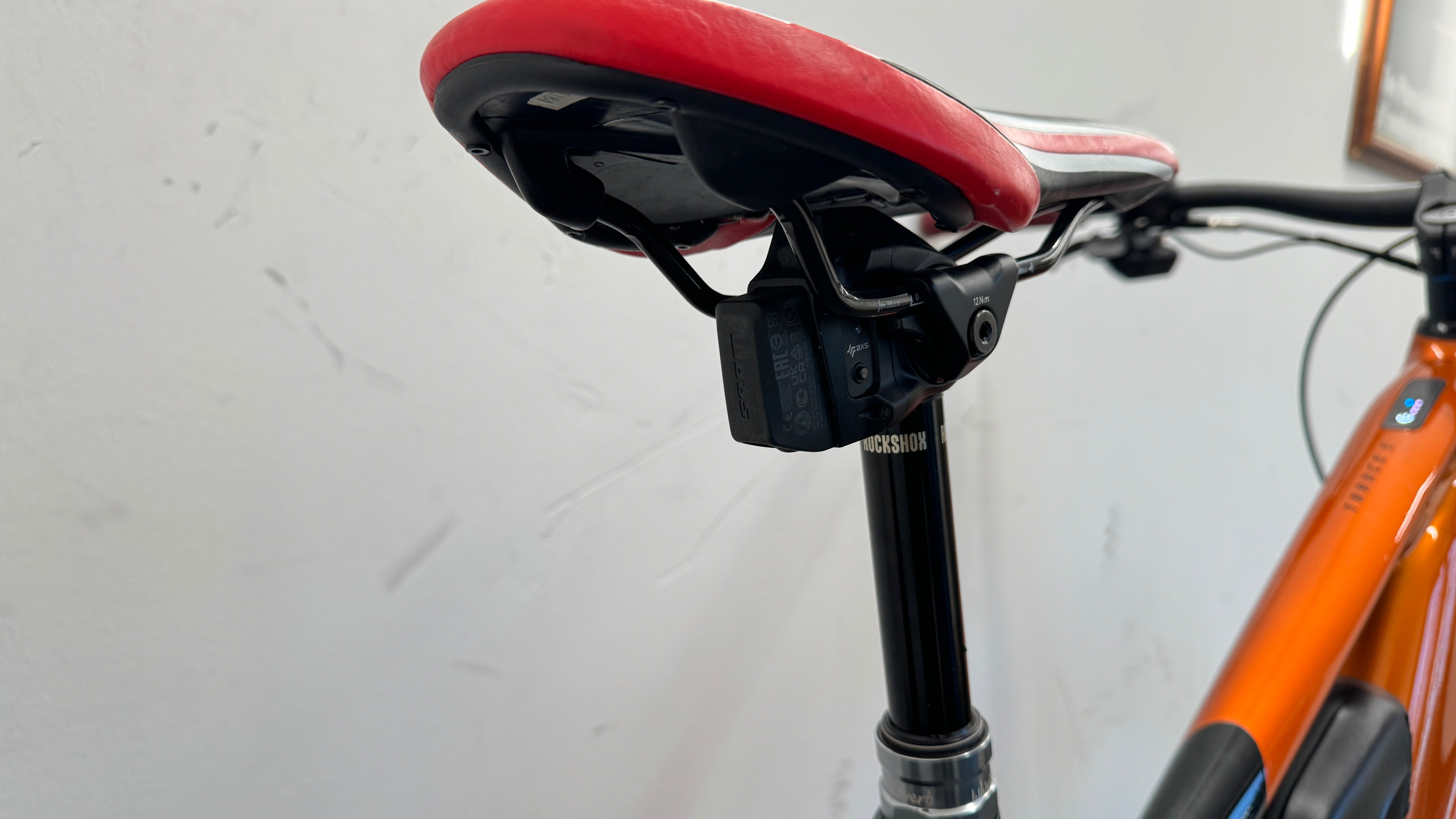 Giant Trance X E+1 Pro 29er LARGE Amber Range Extender Hope tech 4 AXS 658 miles