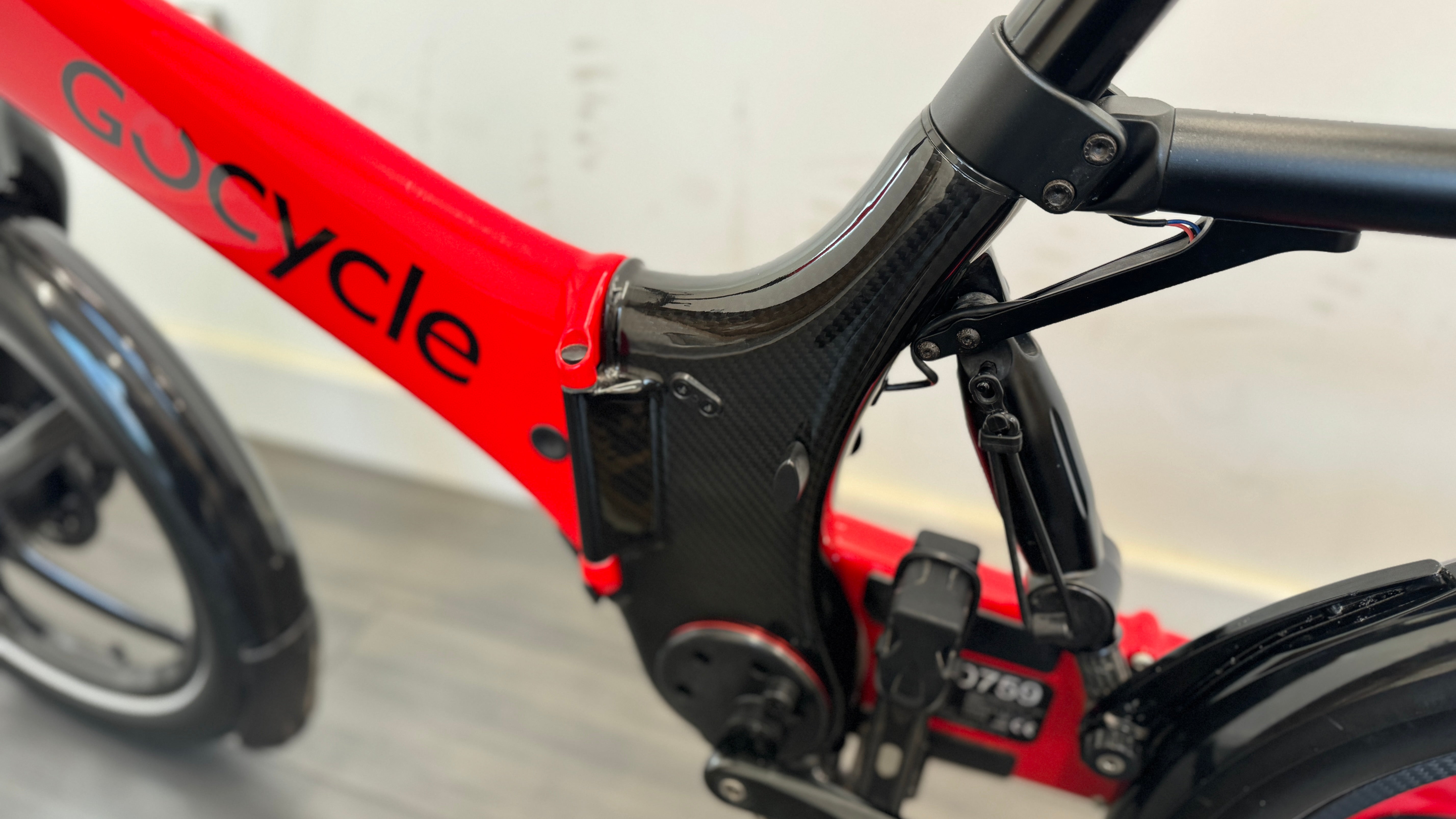 Gocycle G4i+ Carbon Fibre Folding bike Rear rack AVAILABLE NOW with accessories