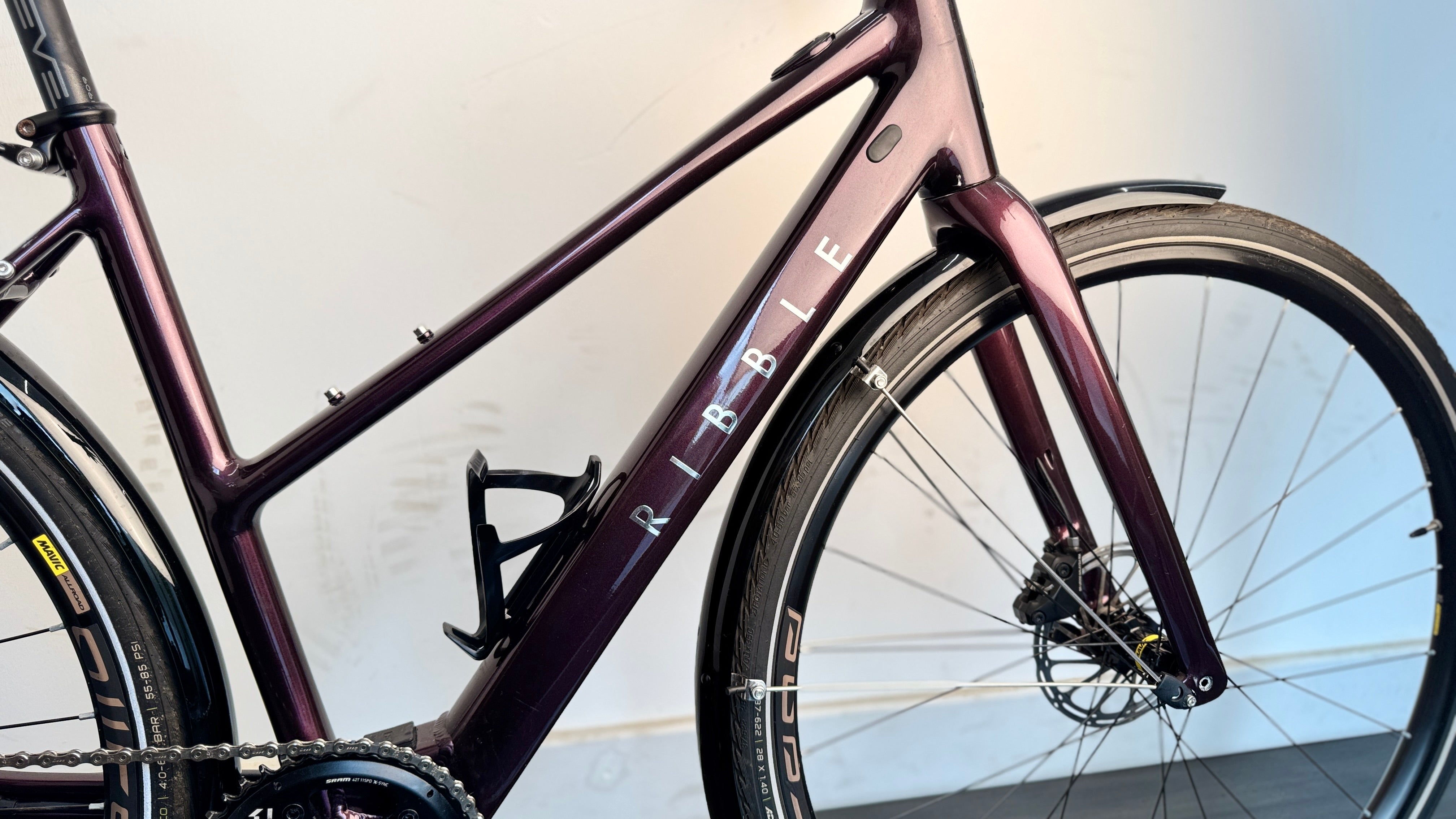 Ribble Hybrid AL e Step Through SMALL lightweight Electric Bike 63 miles with Pannier Bag