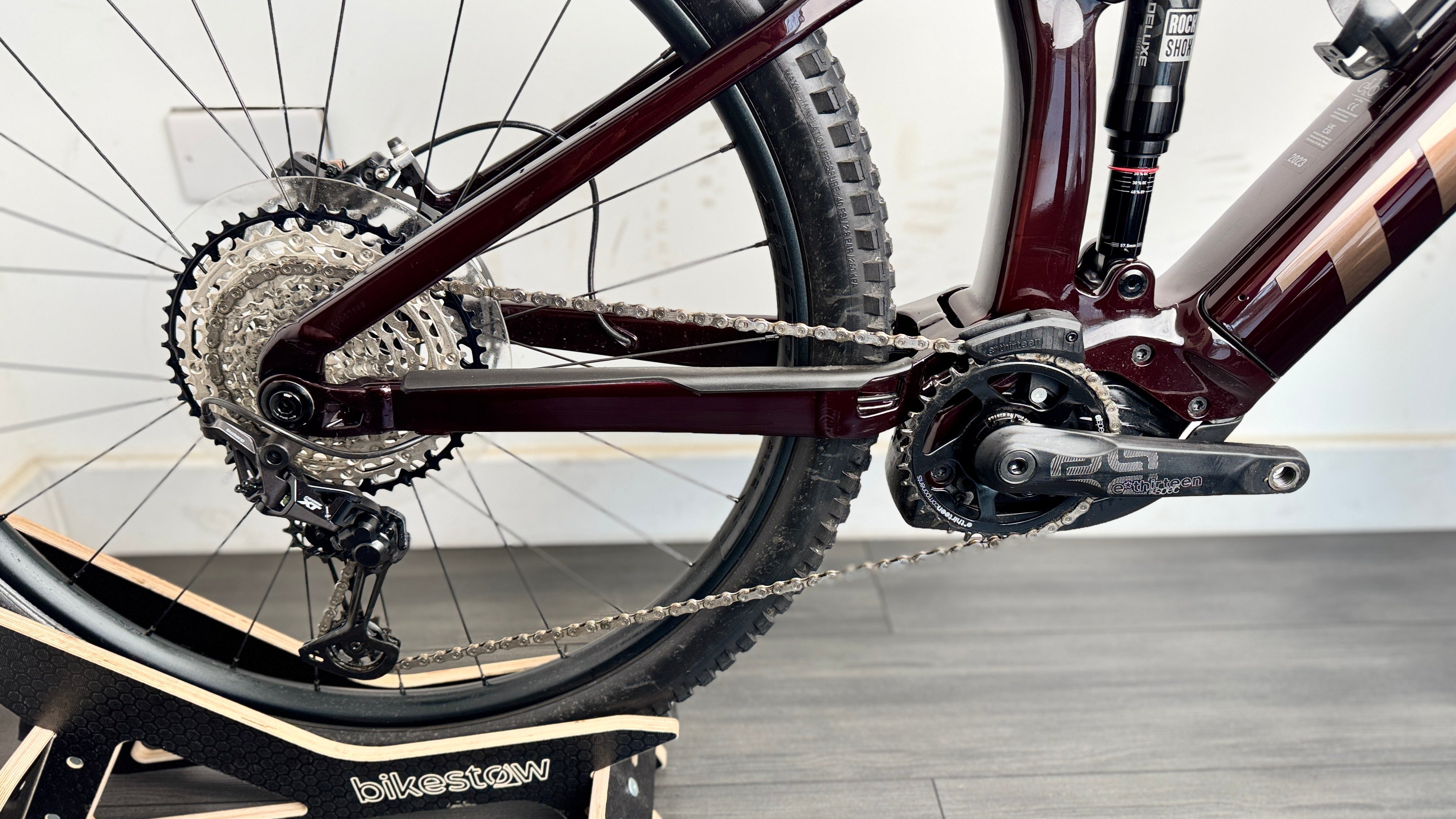 Trek Rail 9.7 SLX/XT Carbon Extra Large Bosch 750Wh Gen 4 Carbon Smoke Red RRP £5k