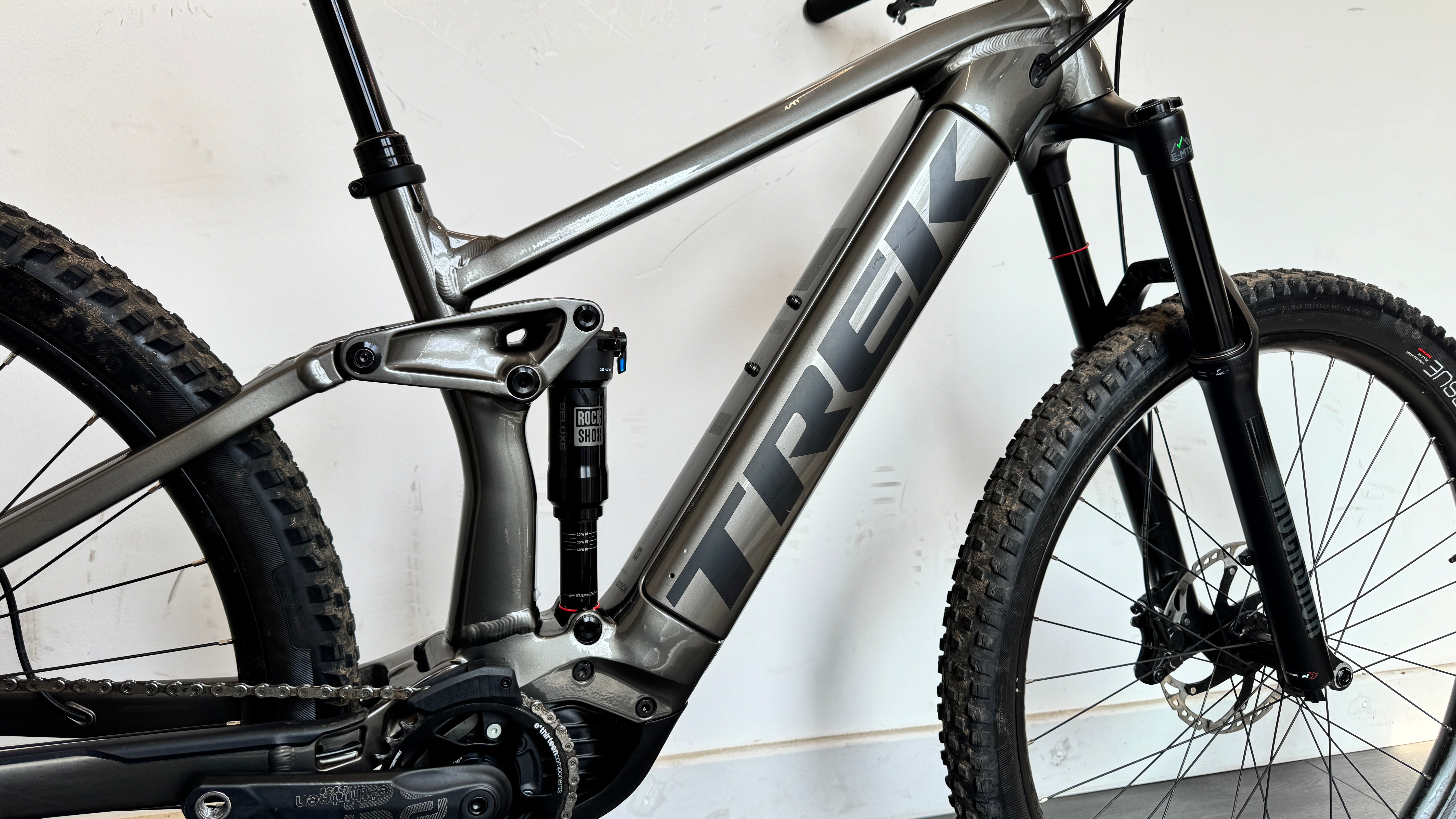 Trek Rail 5 625 MEDIUM Deore ELECTRIC Mountain Bike 2024 Mercury RRP £4000 Only 96 miles