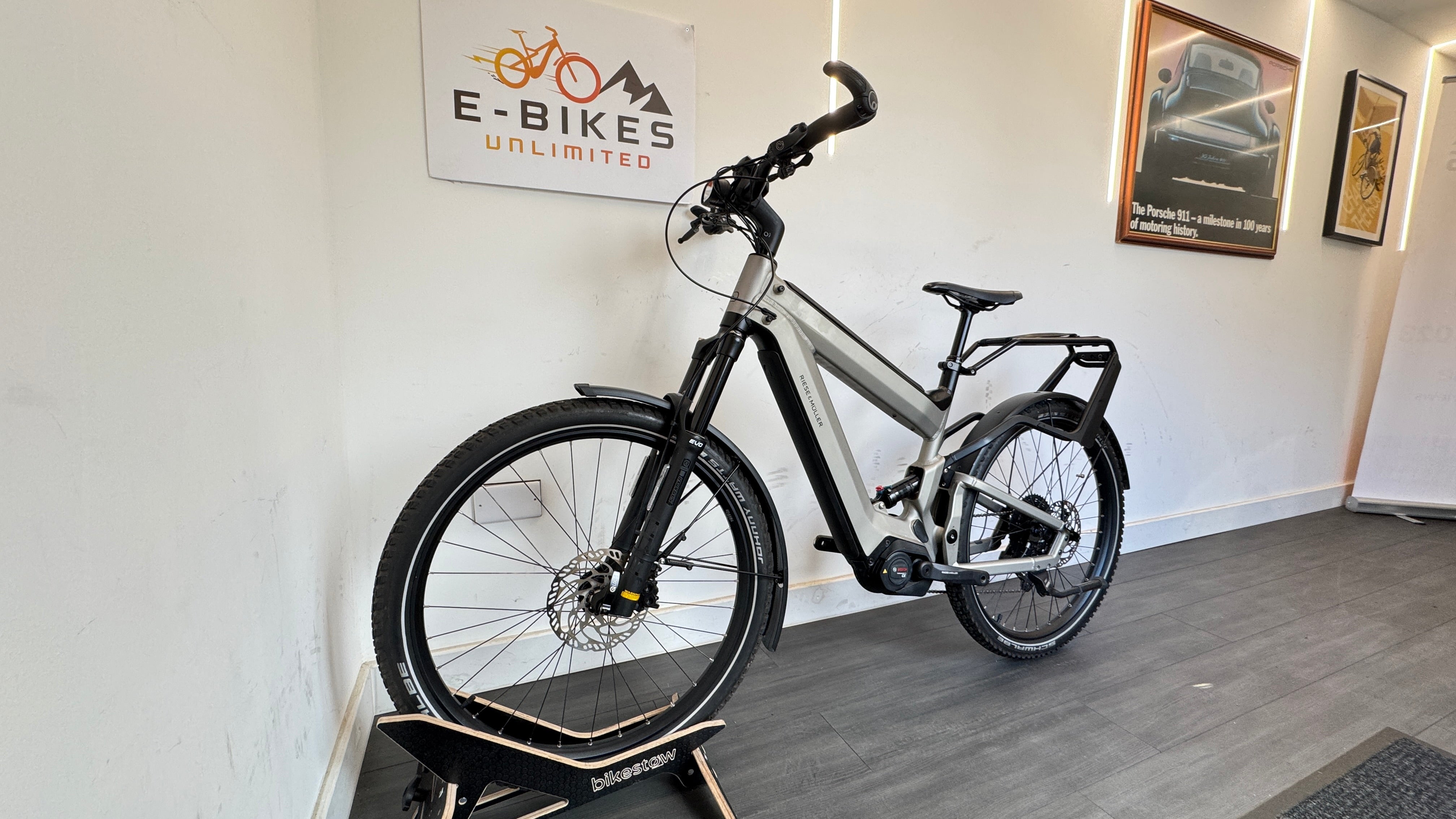 Riese and Muller Superdelite GT touring ELECTRIC Bike SMALL/MEDIUM 47cm Silver 681 miles