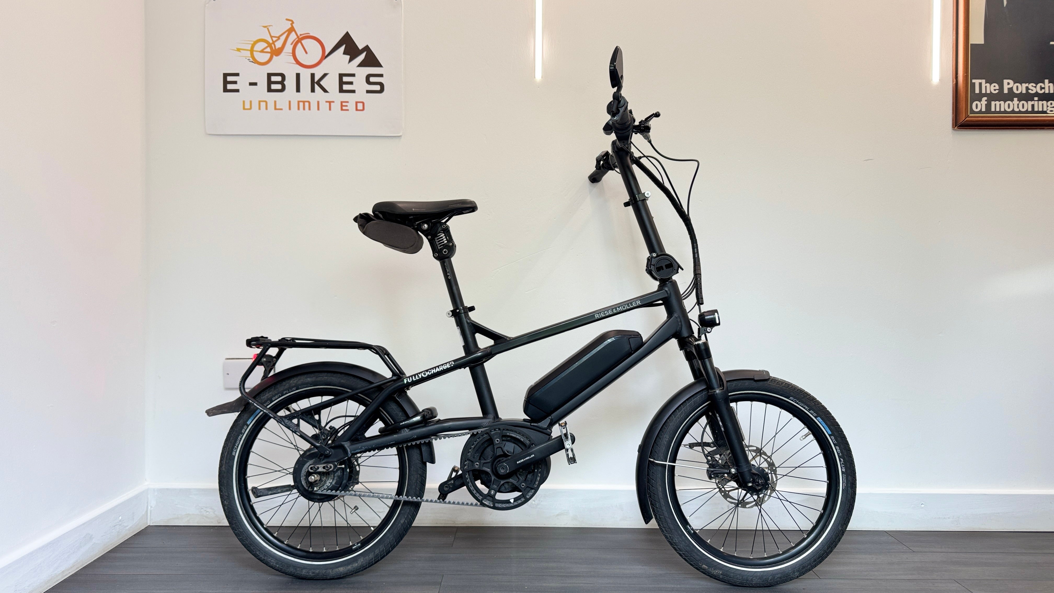 Riese & Müller Tinker2 Vario Black Electric Bike RRP £4399 Serviced Enviolo Belt Drive