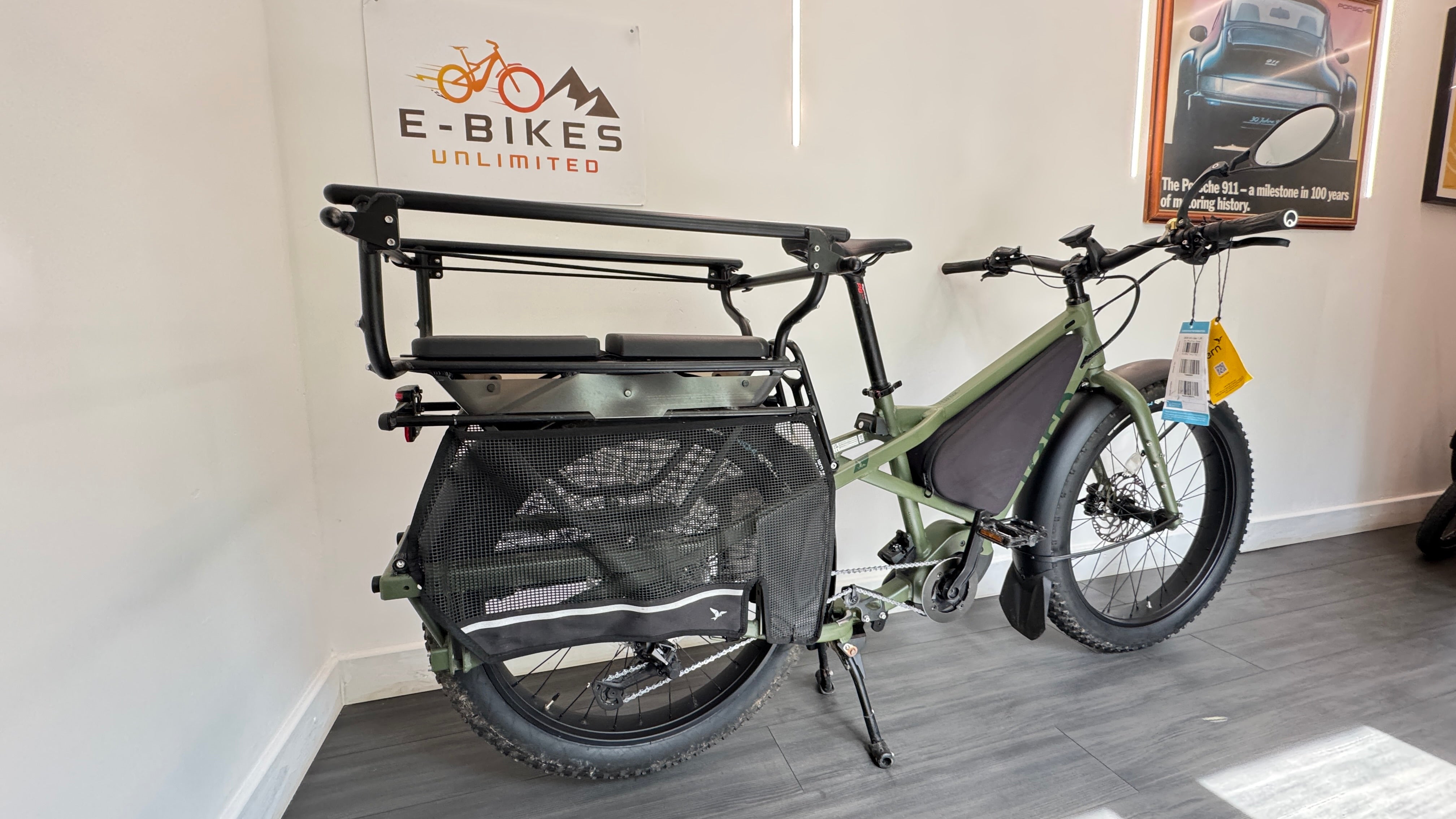 Tern Orox S12 LR Gen 1 27.5" Electric Bike Cargo Bike Pine MEDIUM Bosch 800