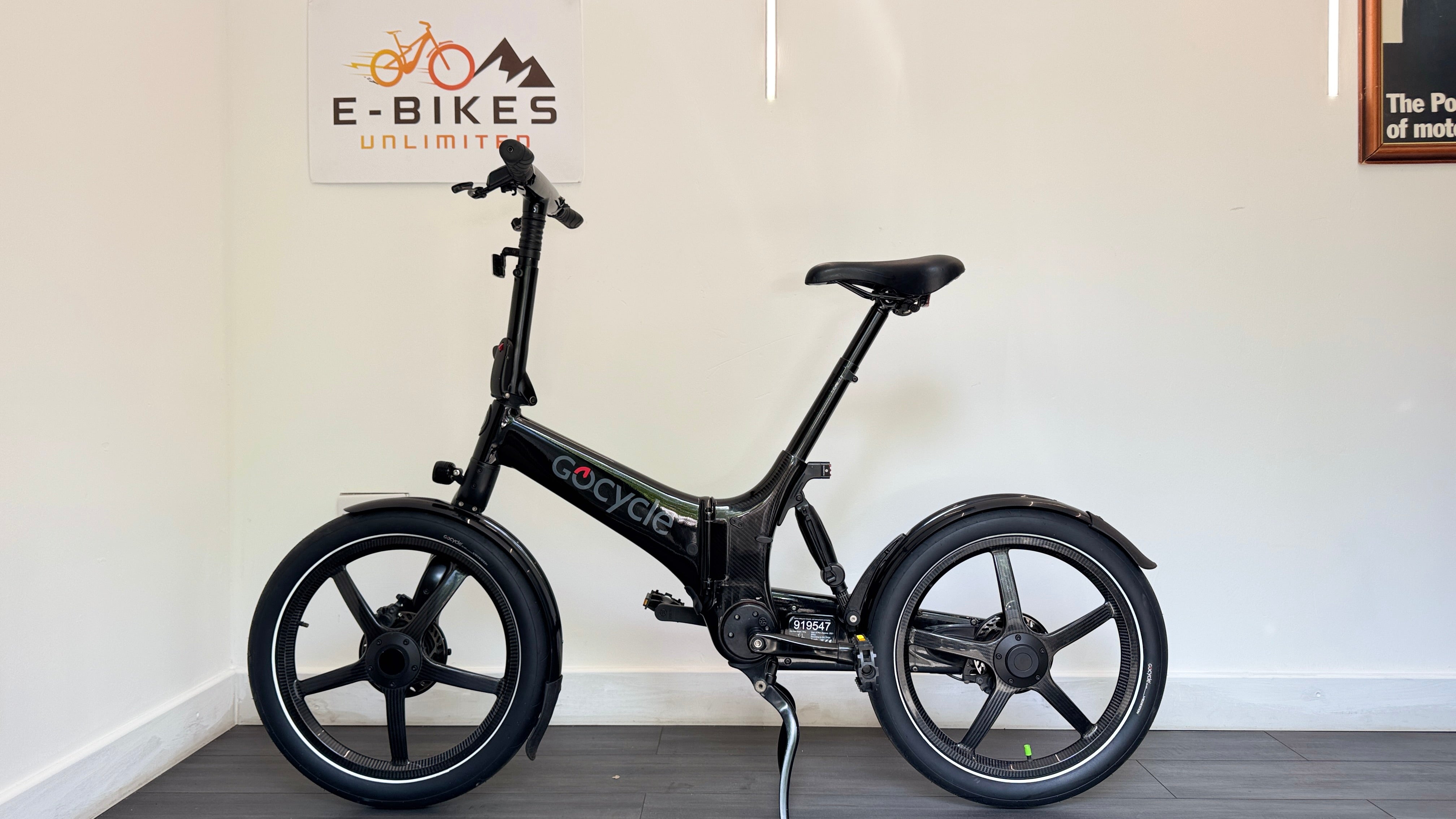 Gocycle G4i+ Carbon Fibre Black Folding Electric bike AVAILABLE NOW RRP £5500