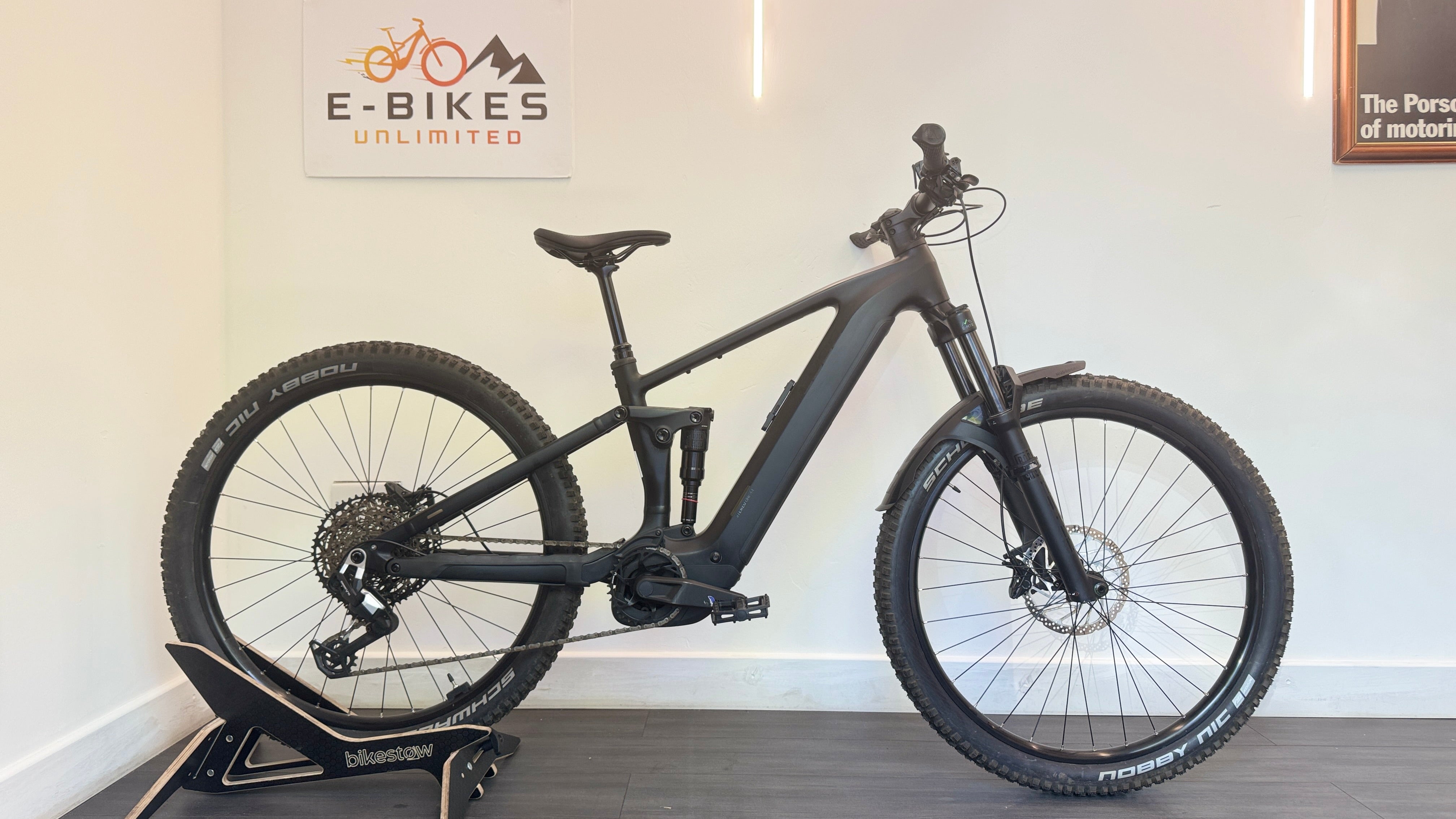 2026 Cube Stereo Hybrid One44 EX 800 MEDIUM Electric Mountain Bike Blackline EMTB Only 112 miles