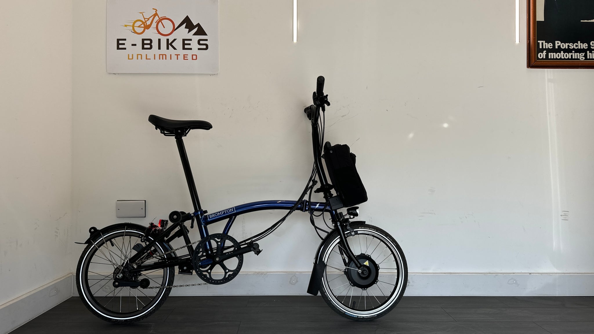Brompton M6l Brompton Electric Bolt Blue M6l Brompton Electric