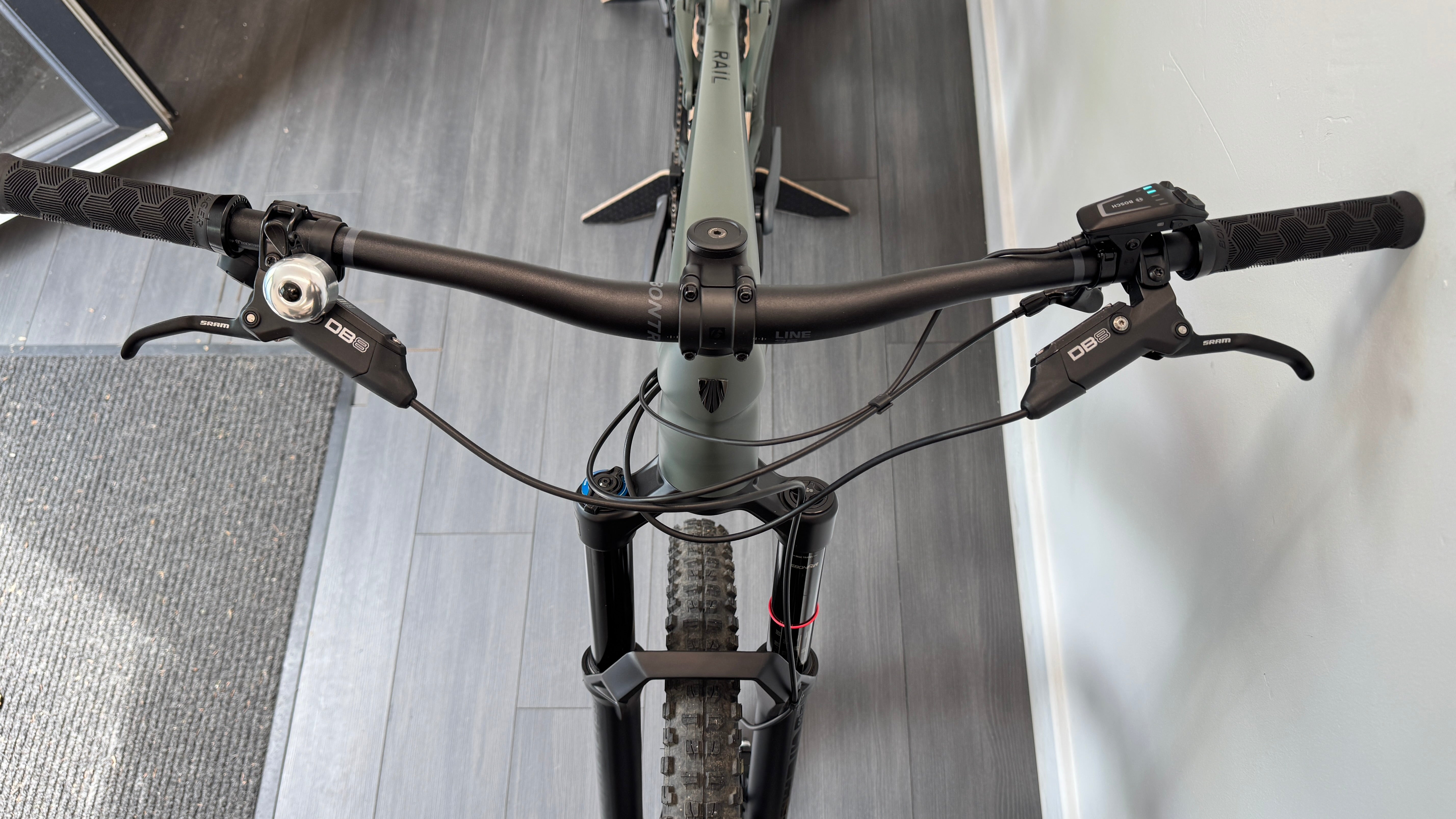 2024 Trek Rail 8 GX AXS EXTRA LARGE XL Electric Mountain Bike in Keswick Green ONLY 49 miles