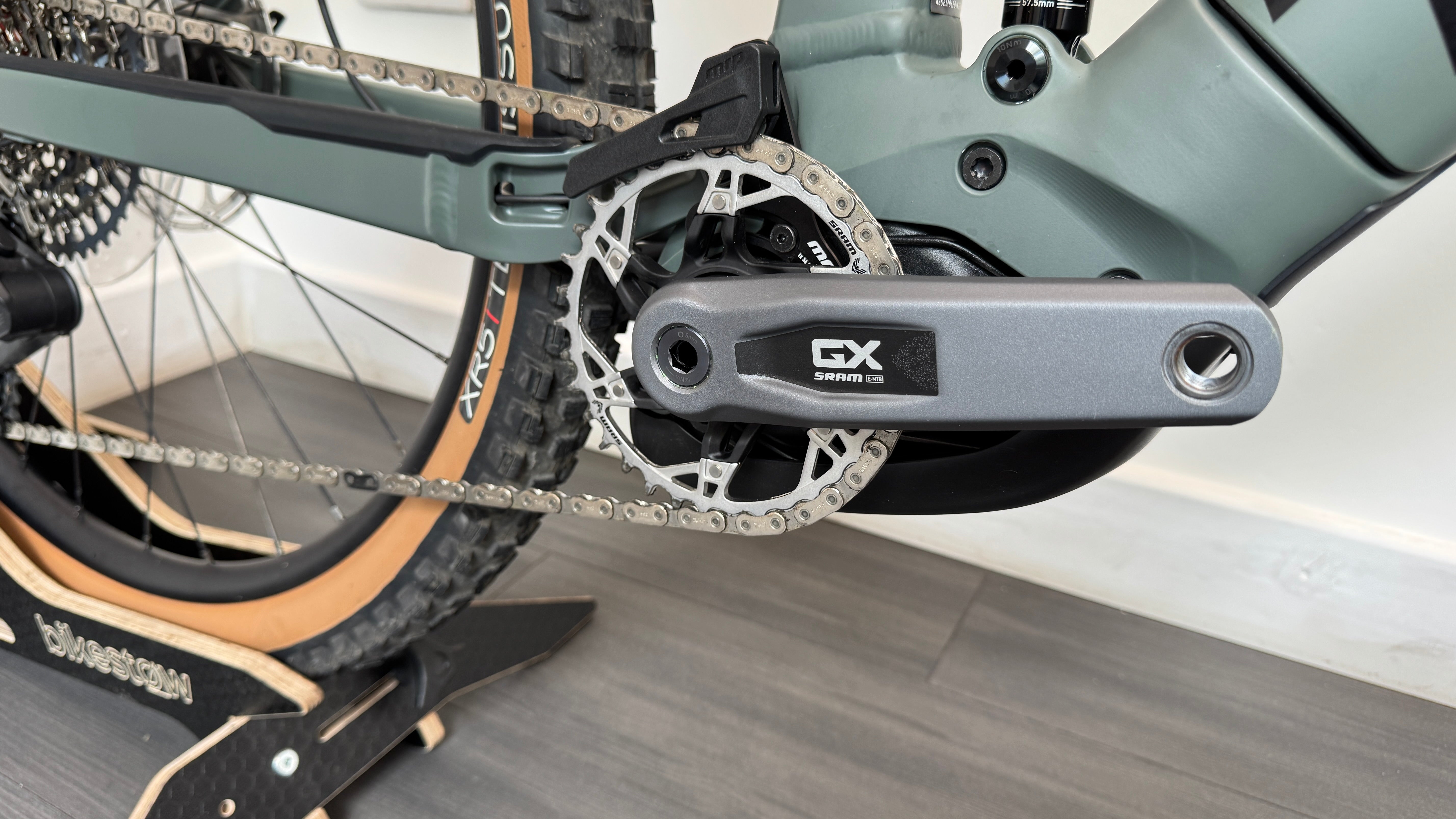 2024 Trek Rail 8 GX AXS EXTRA LARGE XL Electric Mountain Bike in Keswick Green ONLY 49 miles