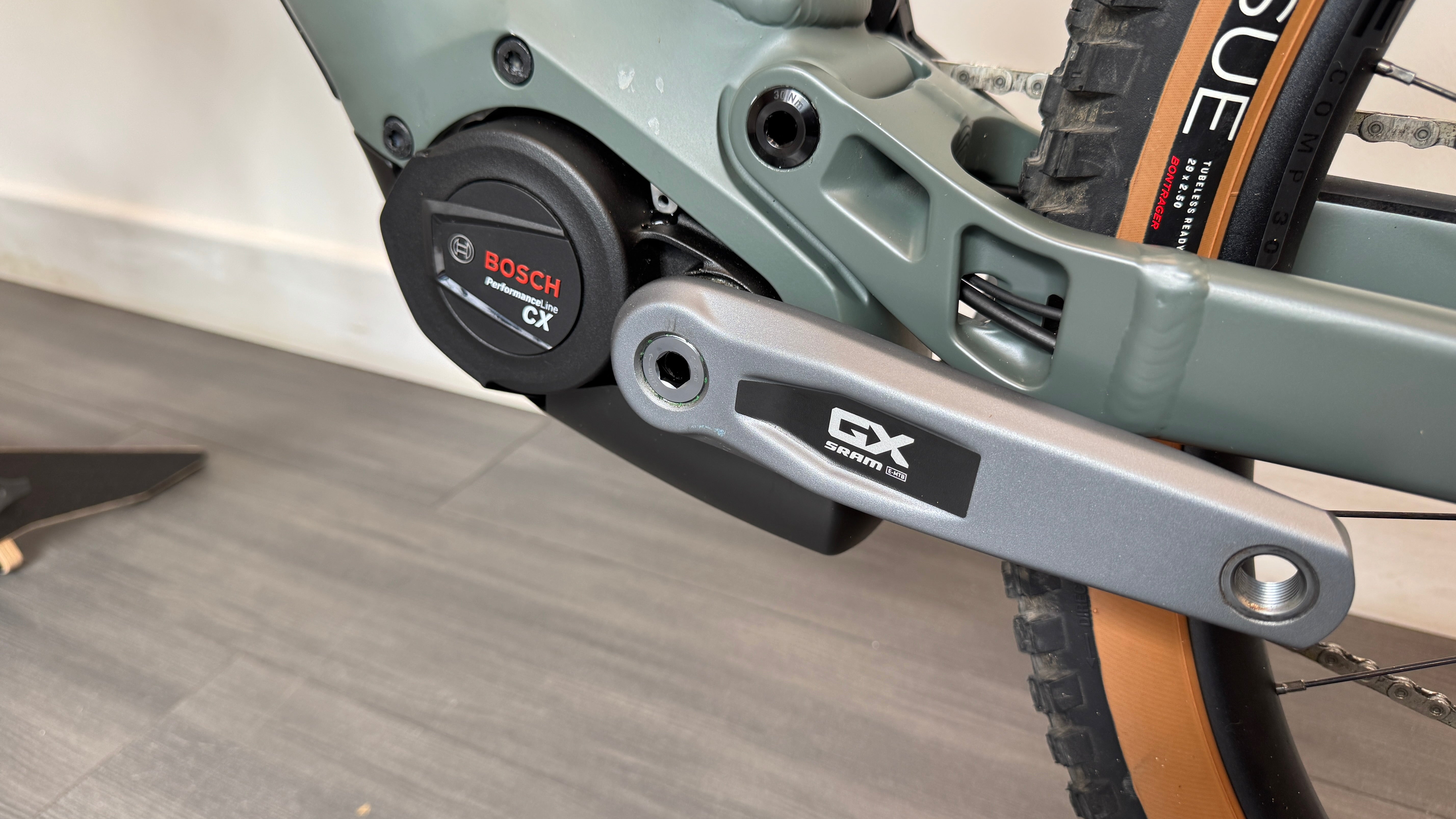 2024 Trek Rail 8 GX AXS EXTRA LARGE XL Electric Mountain Bike in Keswick Green ONLY 49 miles