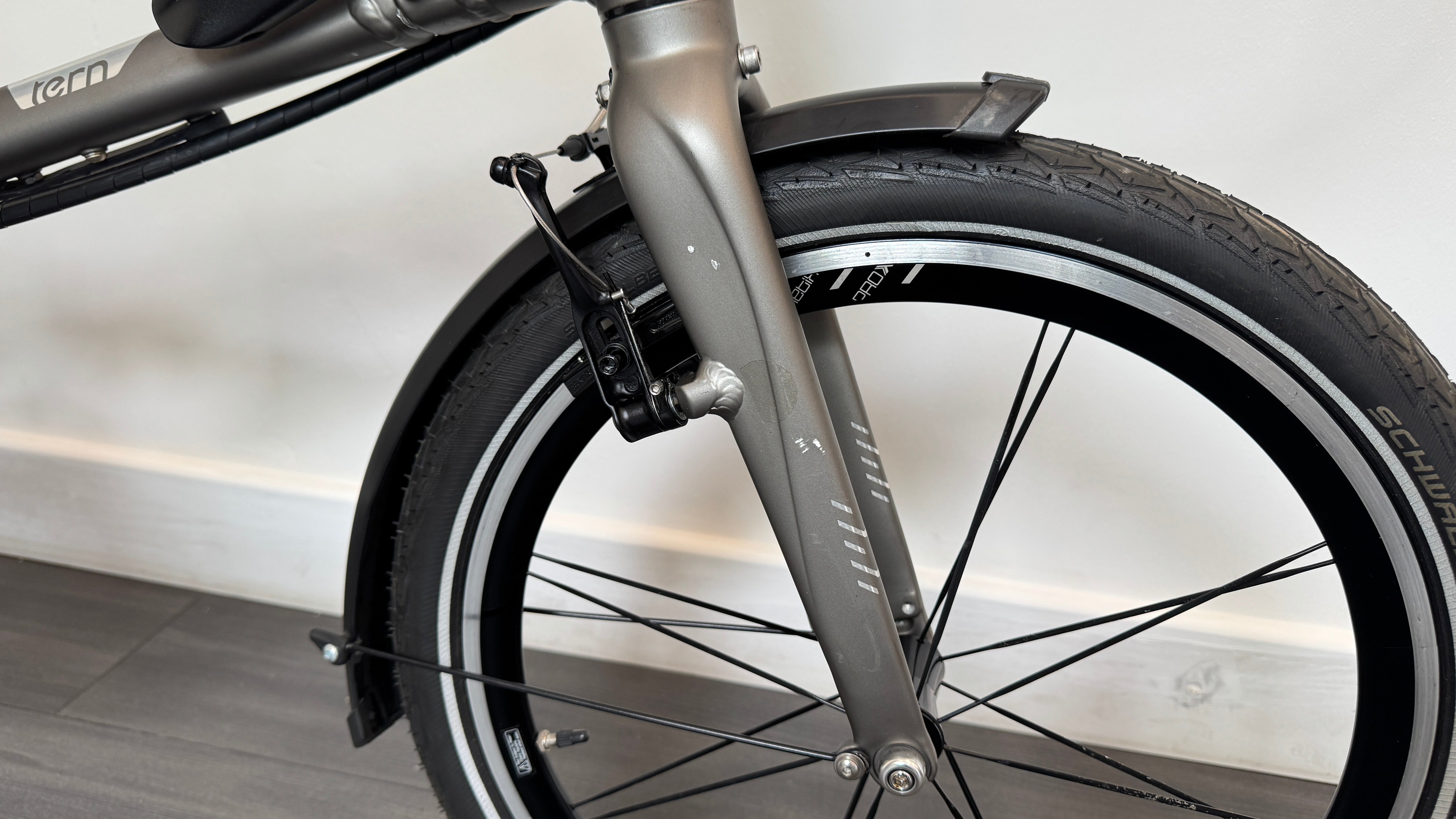 Tern BYB S11 Folding Bike 20" wheels Matte Silver color Folding Bike
