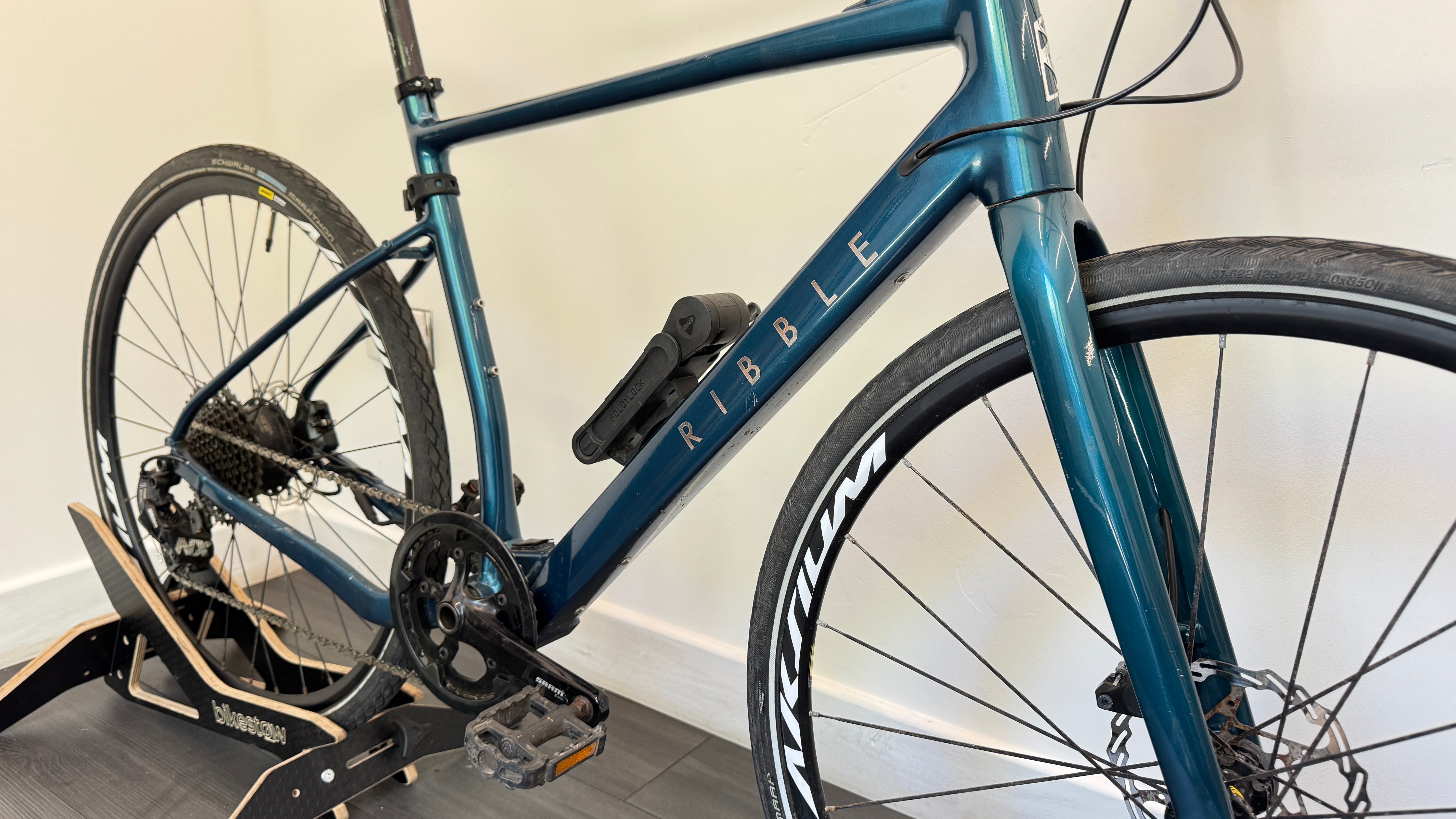 Ribble Al e hybrid MEDIUM Petrol Blue Electric Bike 753 miles Mahle X35 RRP £2950