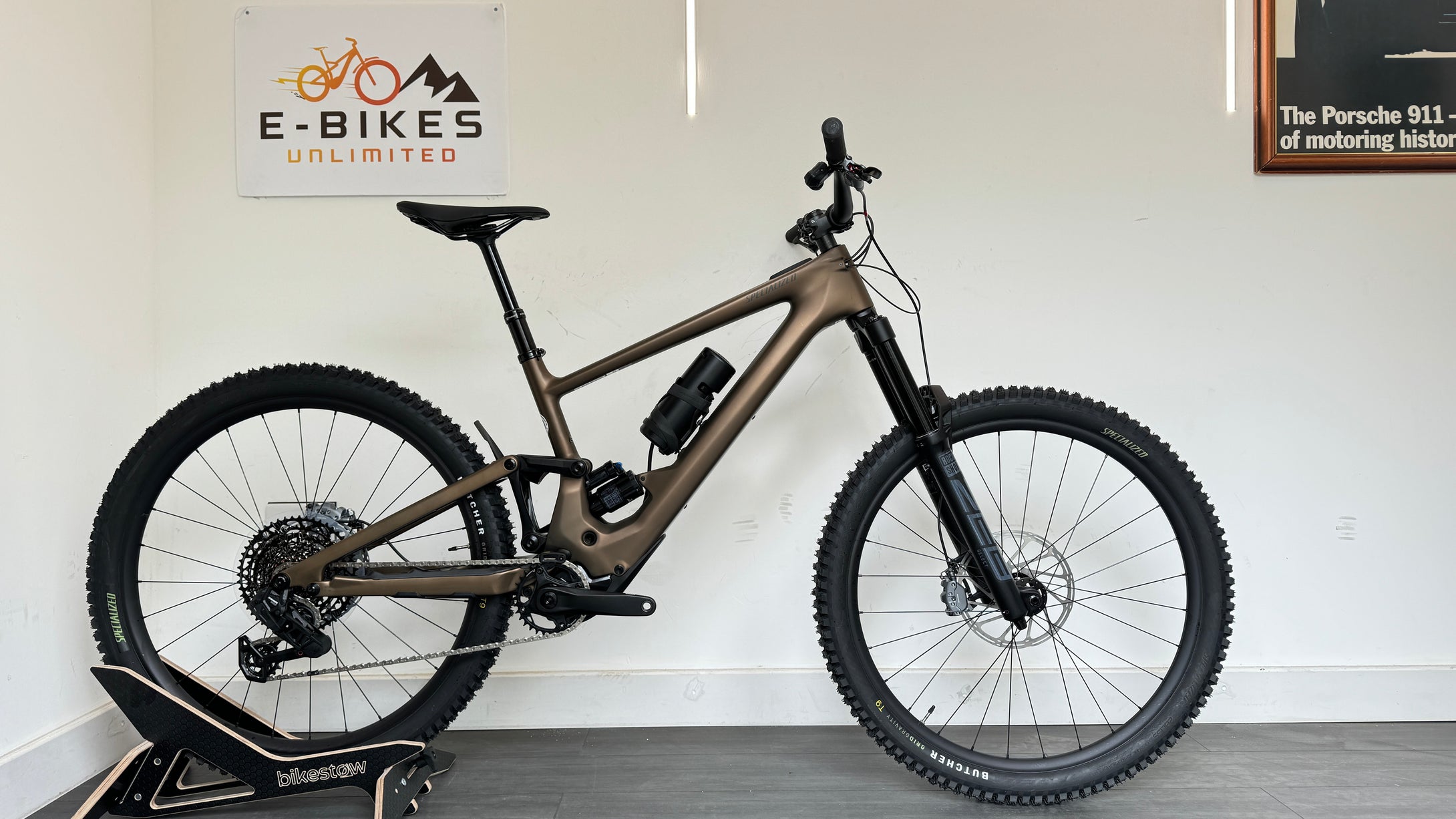 2025 Specialized Kenevo S4 LARGE SL 2 Comp Carbon Electric Bike Burnt Gold AXS