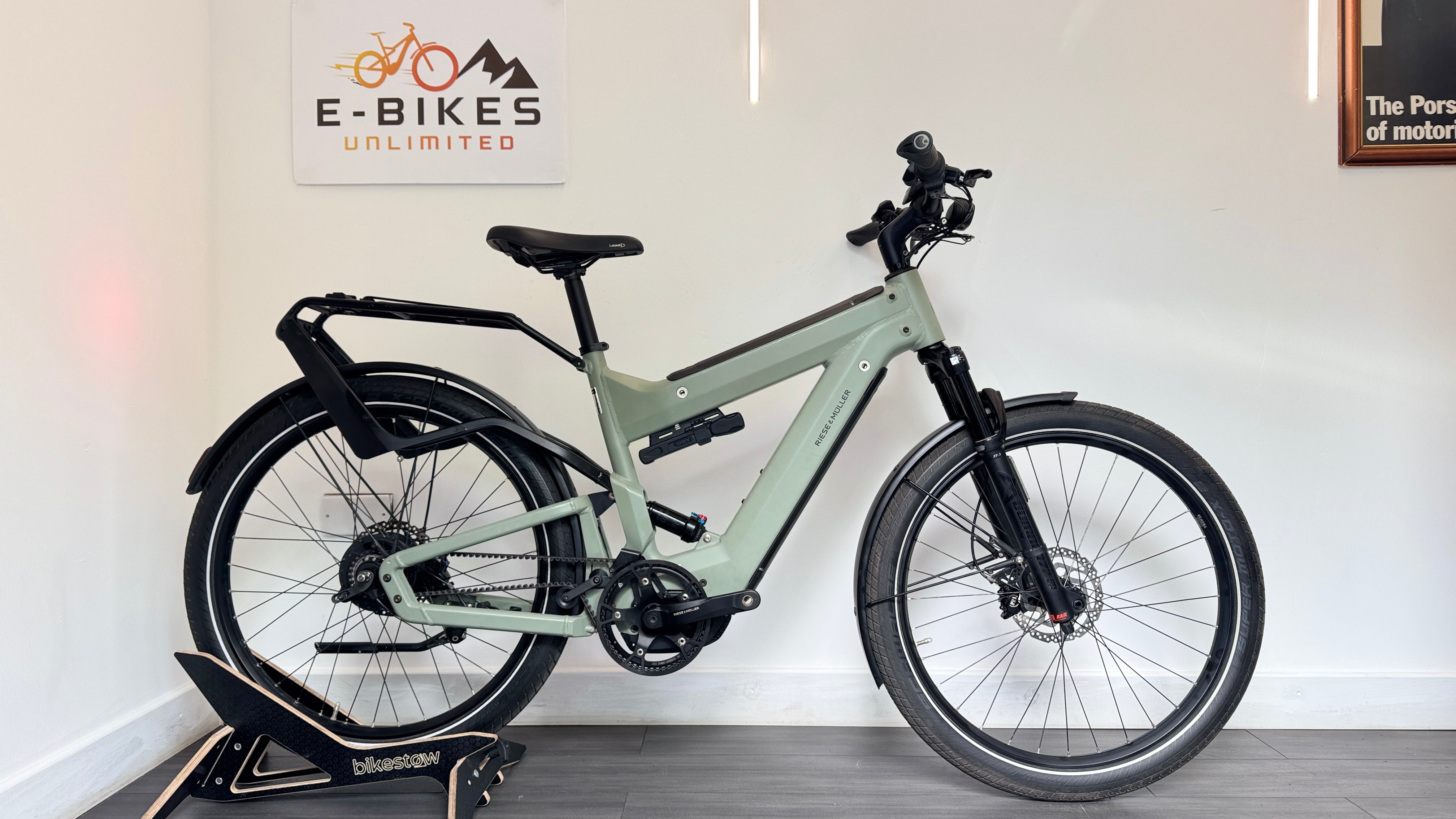 Riese & Muller Superdelite 51cm MEDIUM Enviolo Belt Drive Tundra Grey Double Battery Ebike Electric Bike