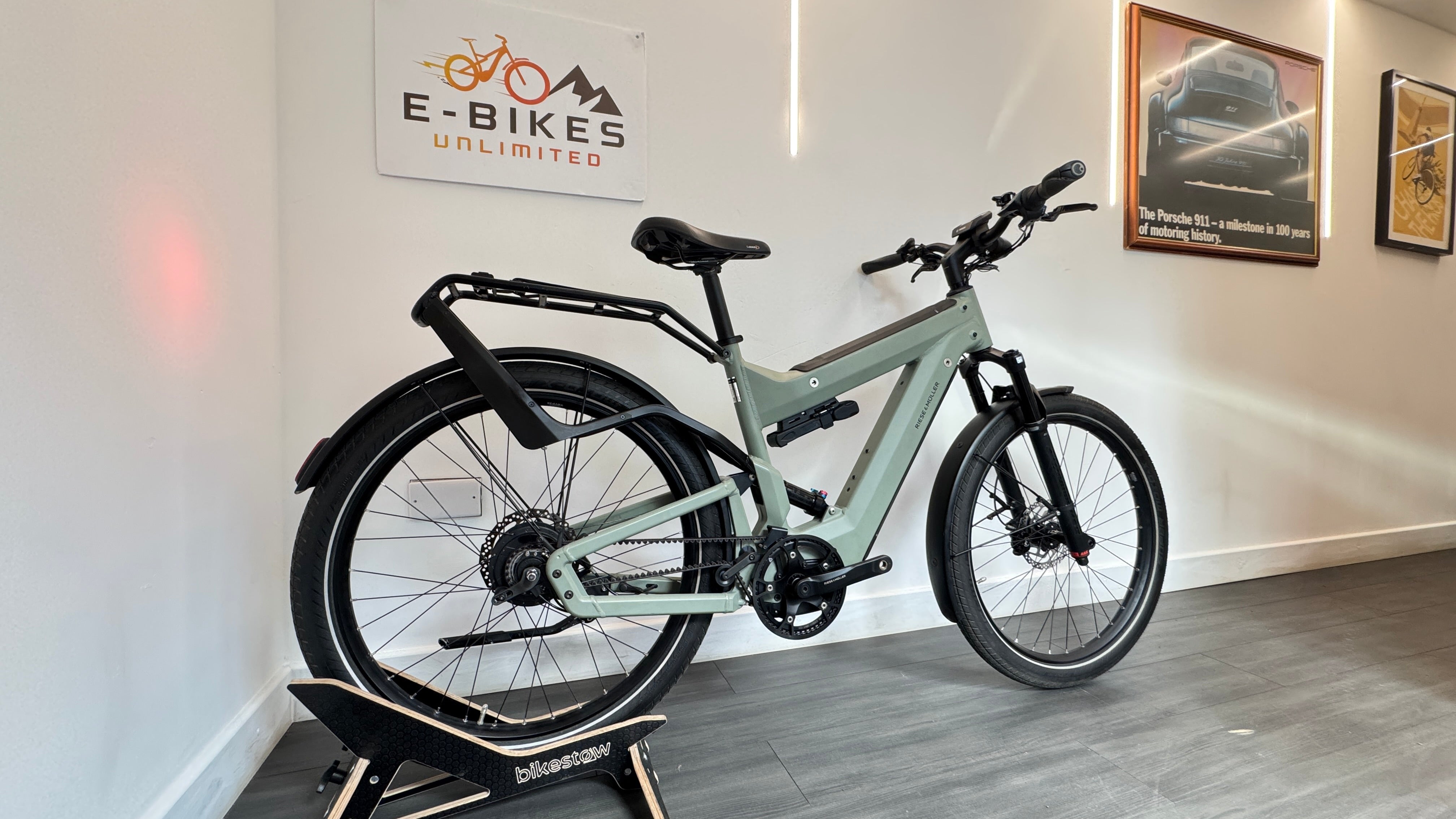 Riese & Muller Superdelite 51cm MEDIUM Enviolo Belt Drive Tundra Grey Double Battery Ebike Electric Bike