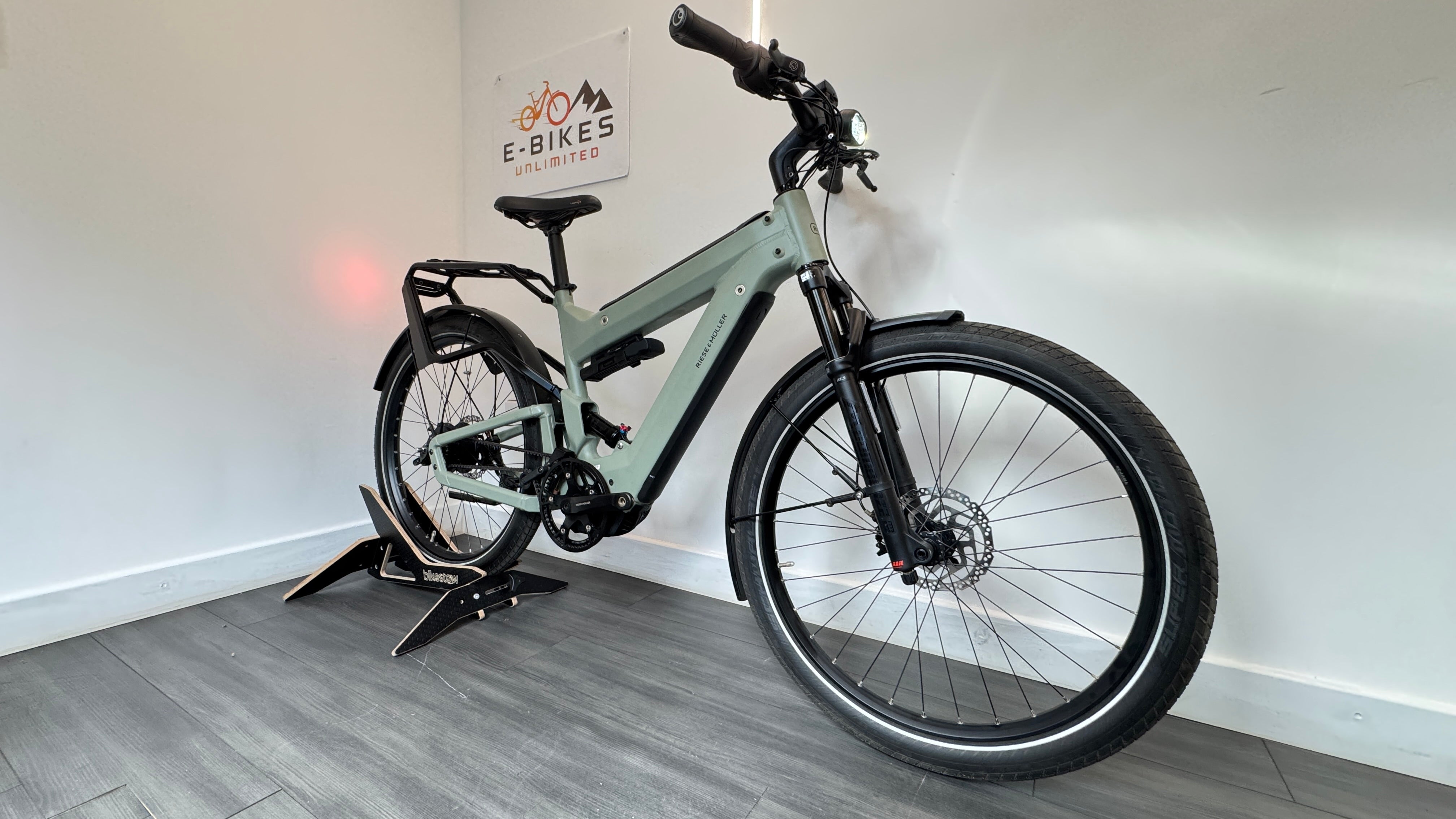 Riese & Muller Superdelite 51cm MEDIUM Enviolo Belt Drive Tundra Grey Double Battery Ebike Electric Bike