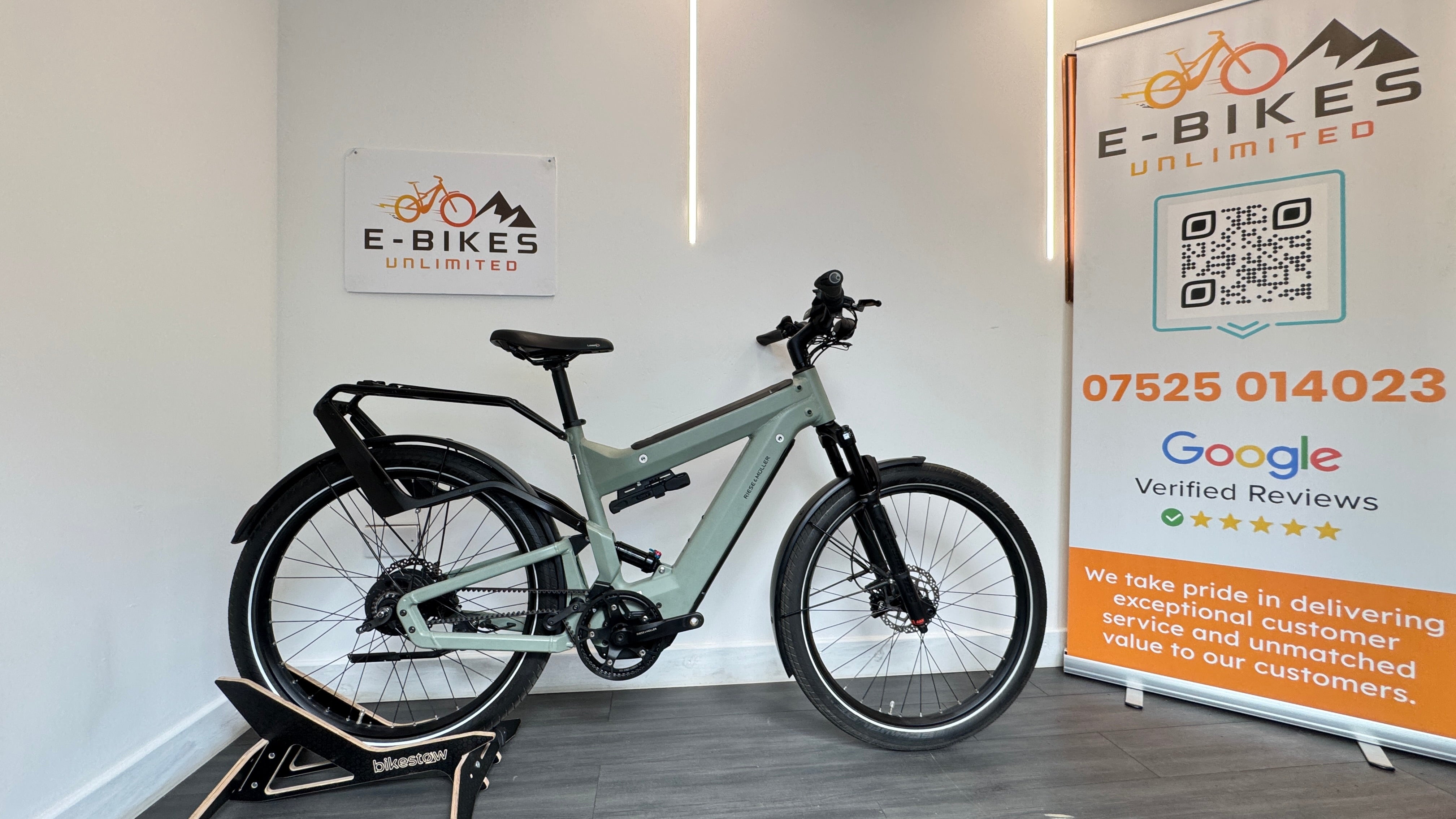 Riese & Muller Superdelite 51cm MEDIUM Enviolo Belt Drive Tundra Grey Double Battery Ebike Electric Bike