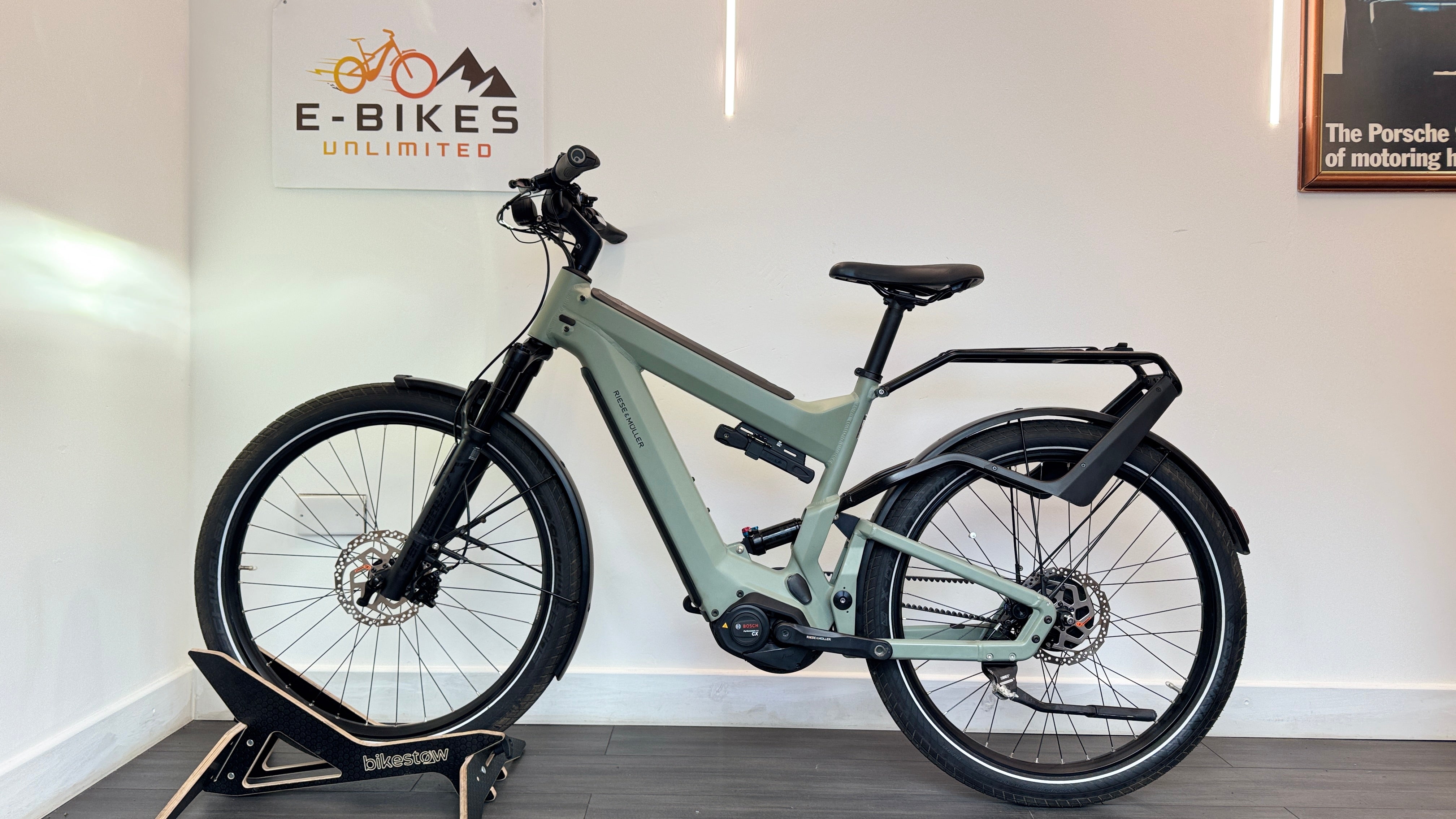Riese & Muller Superdelite 51cm MEDIUM Enviolo Belt Drive Tundra Grey Double Battery Ebike Electric Bike