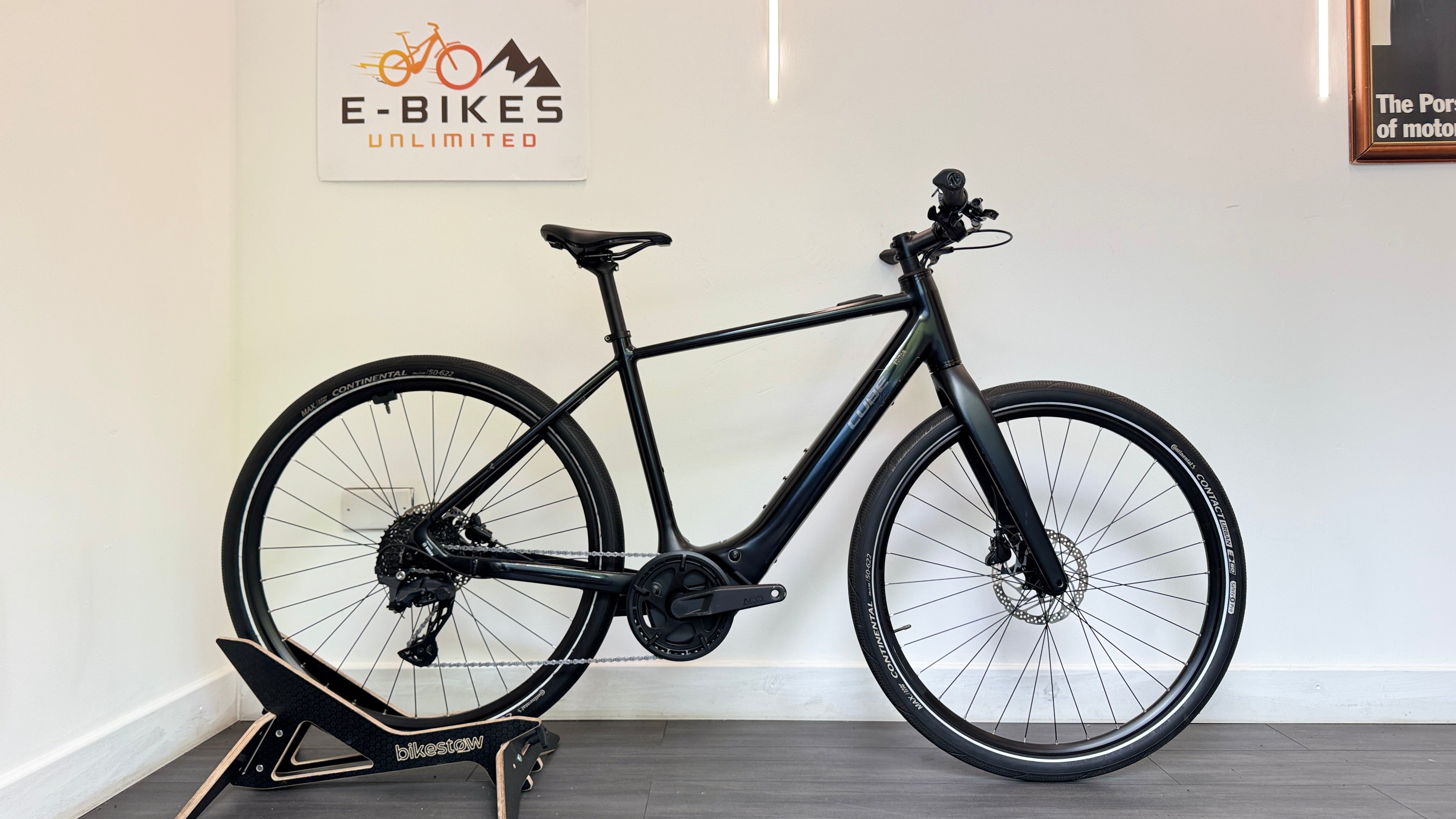 Cube Editor Hybrid Pro 400x 2025 Black/Spectral Medium Electric Bike E – Ebikes-Unlimited