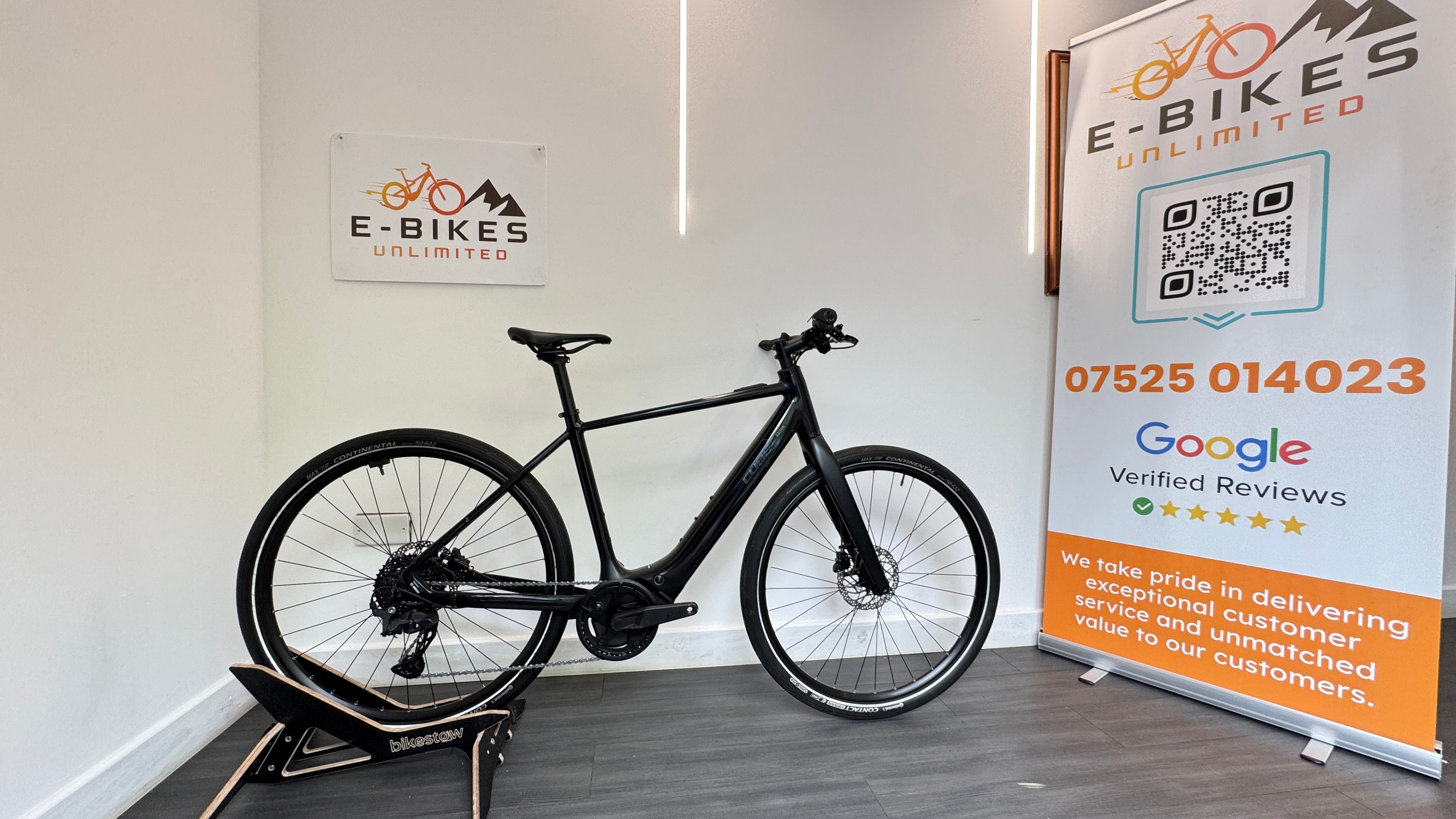 Cube Editor Hybrid Pro 400x 2025 Black/Spectral Medium Electric Bike Ebike Commuter RRP £2,299
