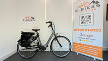 Load image into Gallery viewer, Gazelle orange c330 Titanium Grey 53cm step through city ebike Shimano steps
