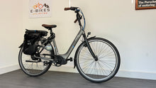 Load image into Gallery viewer, Gazelle orange c330 Titanium Grey 53cm step through city ebike Shimano steps
