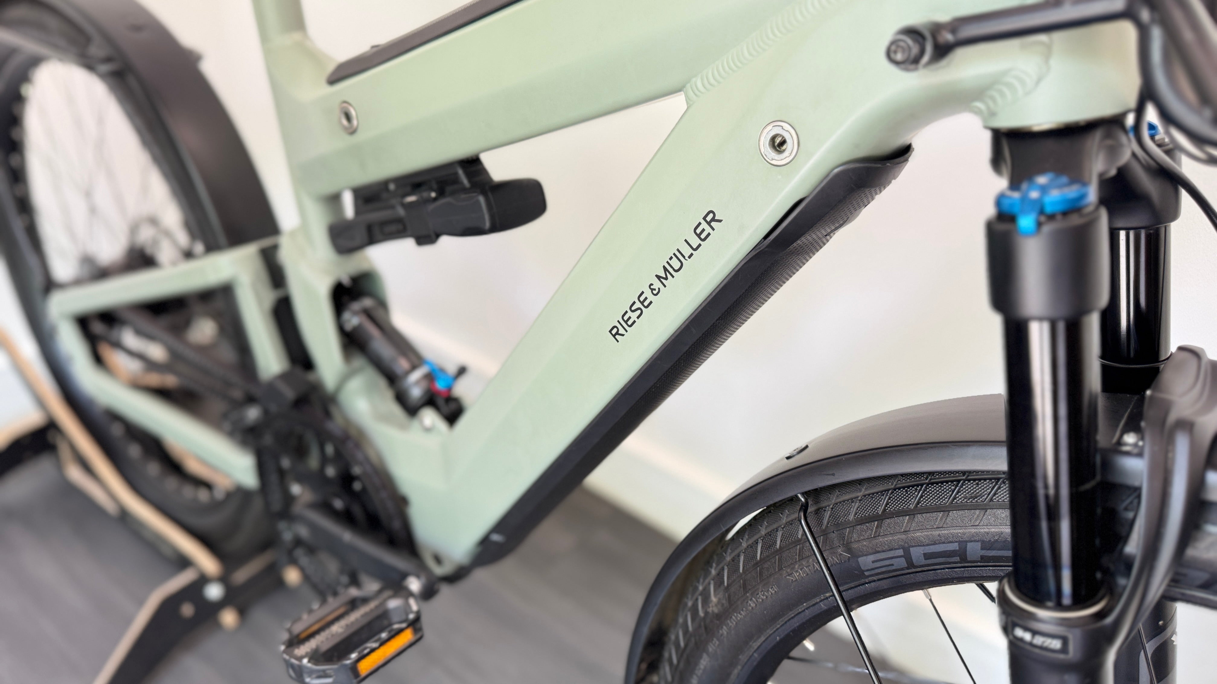 Riese & Muller Superdelite 47cm SMALL GT Rohloff Belt Drive Tundra Grey Double Battery Ebike Electric Bike