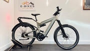 Riese and Muller Superdelite GT rohloff Belt Drive 51cm MEDIUM Bosch Nyon 1125Wh Electric Bike Warm Silver