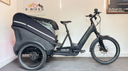 Cube Trike Family Hybrid 750Wh Enviolo Electric Cargo Bike In Swamp Grey RRP £3999