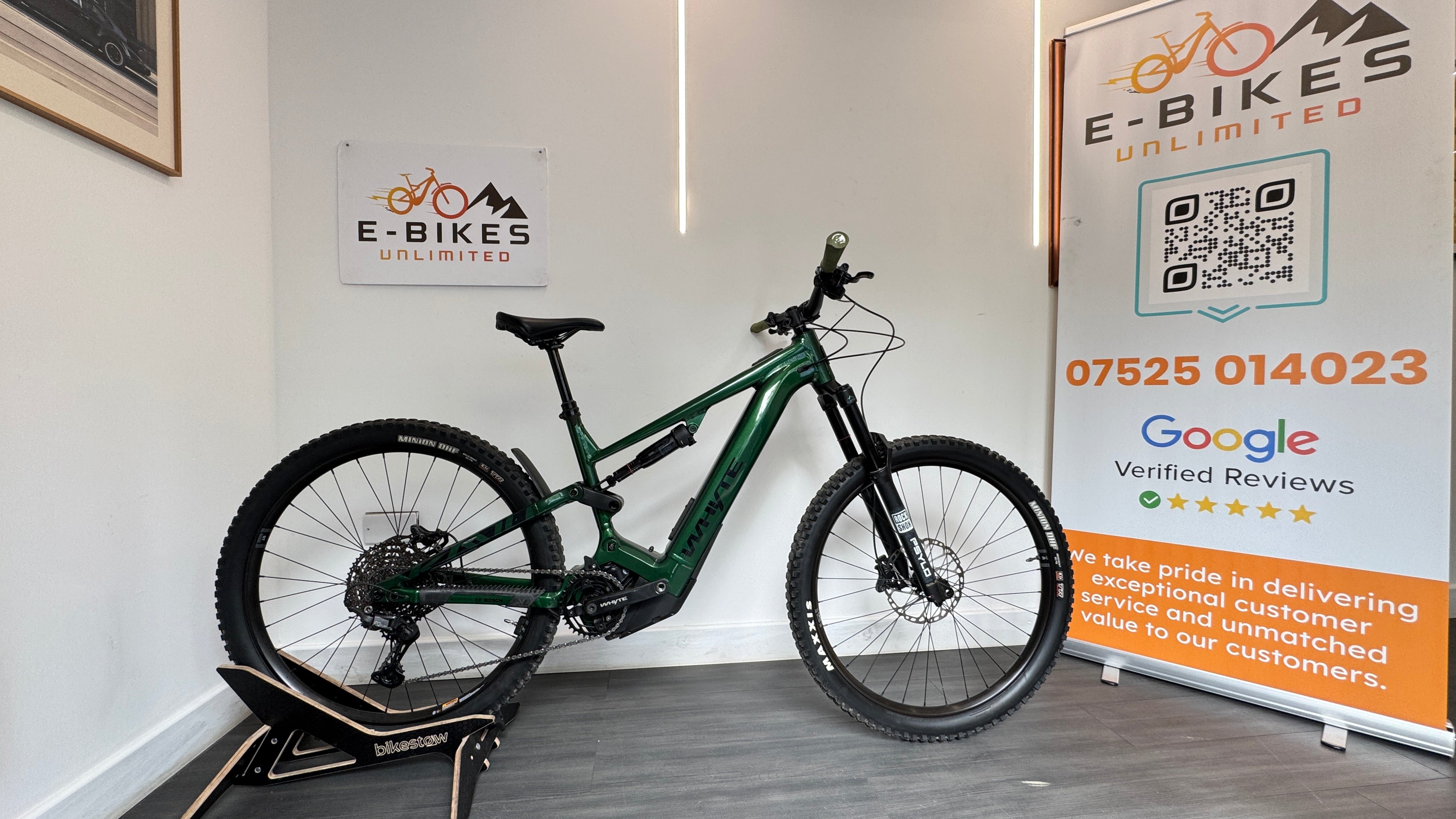 2025 Whyte Kado S V1 LARGE Electric Full Suspension Mountain Bike 600Wh 120Nm Bosch In Aston Green