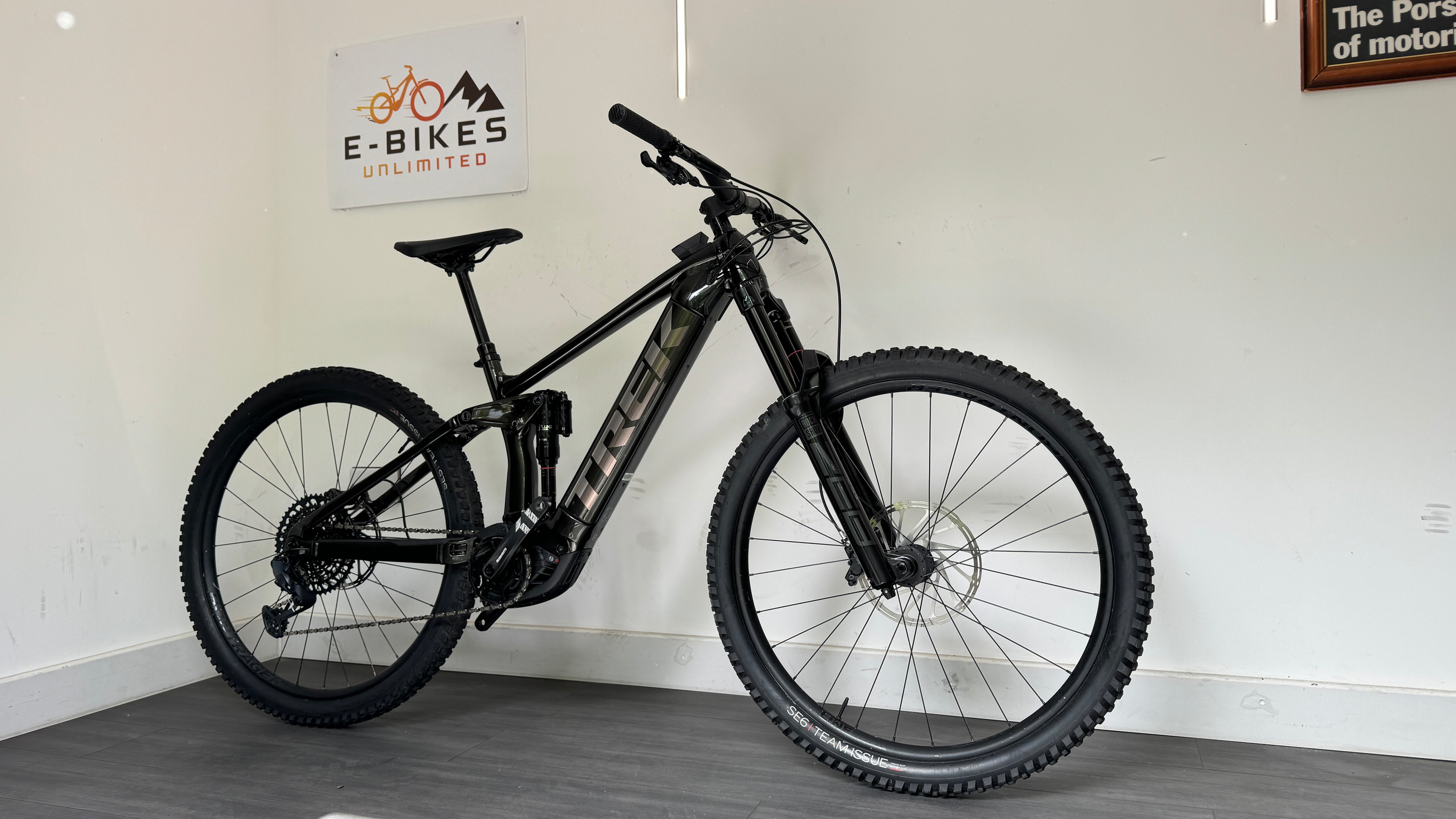 Trek Rail 9 GX GEN 2 Black Olive M 29" EBike ONLY 496 Miles Frame wrapped